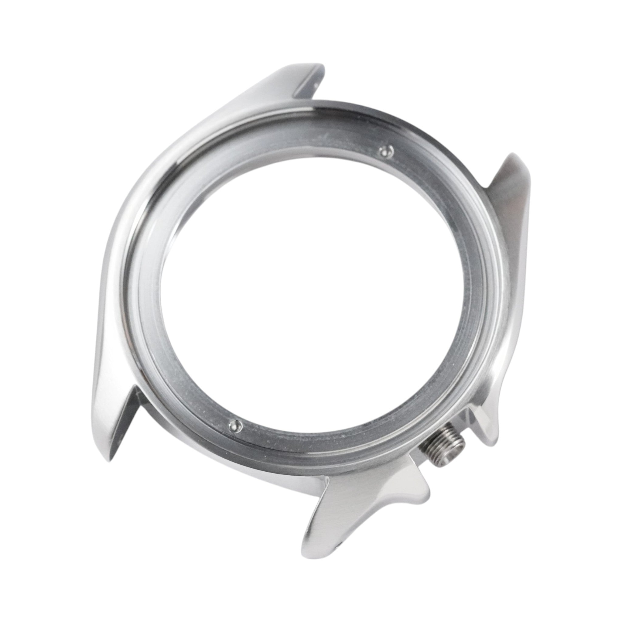 SRPE 3:80: Brushed Silver Case with Crown Guard