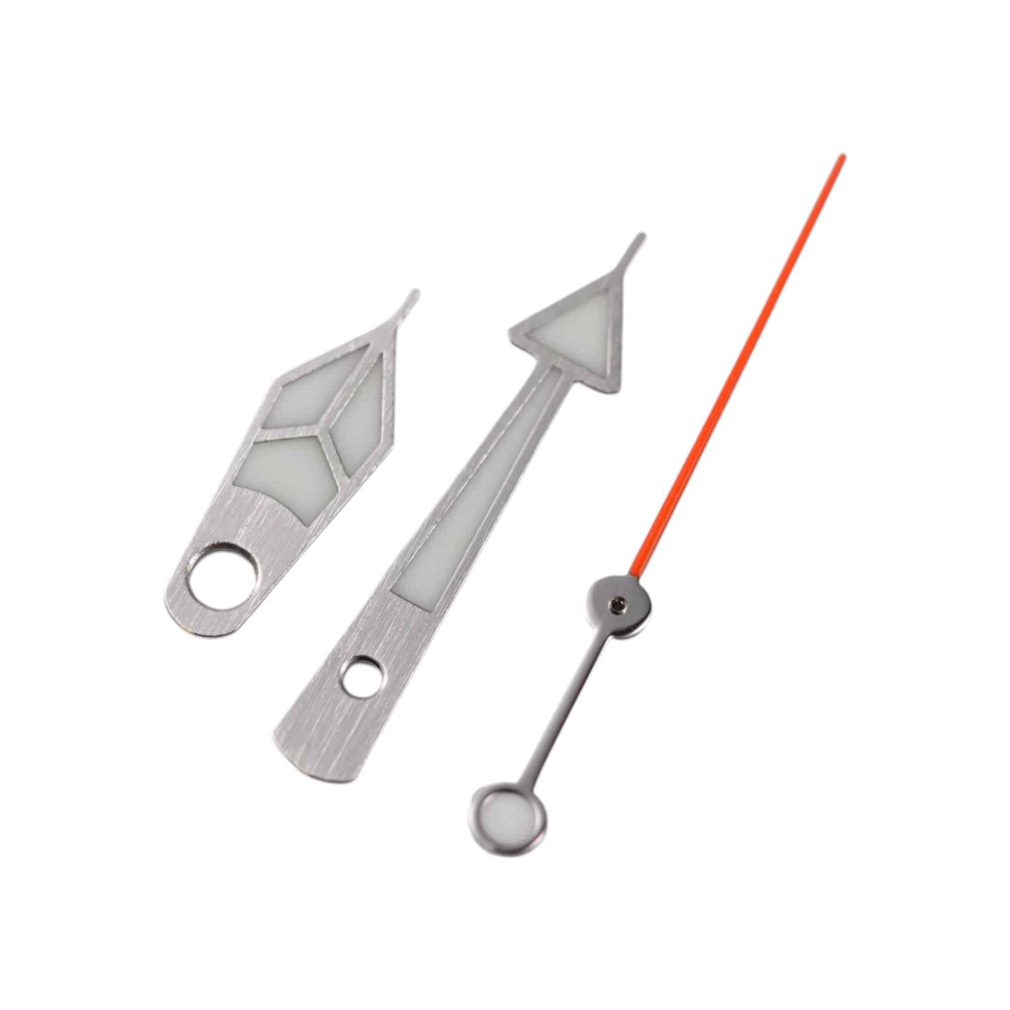 GS Diver: Brushed Silver w/ Orange Long Tip