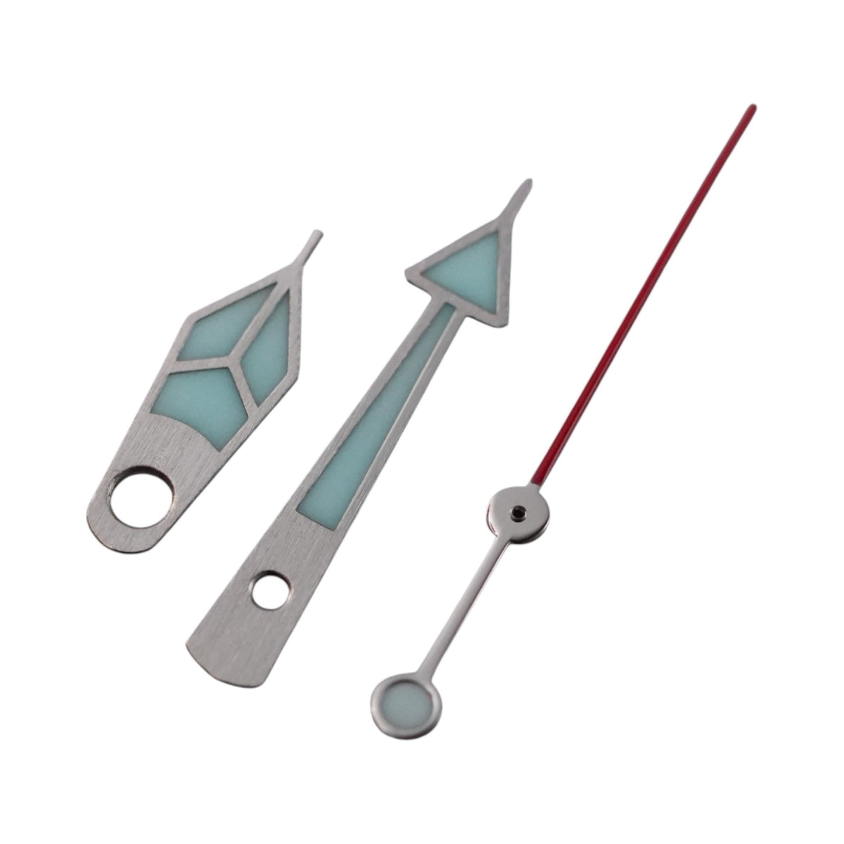GS Diver: Brushed Silver w/ Red Long Tip
