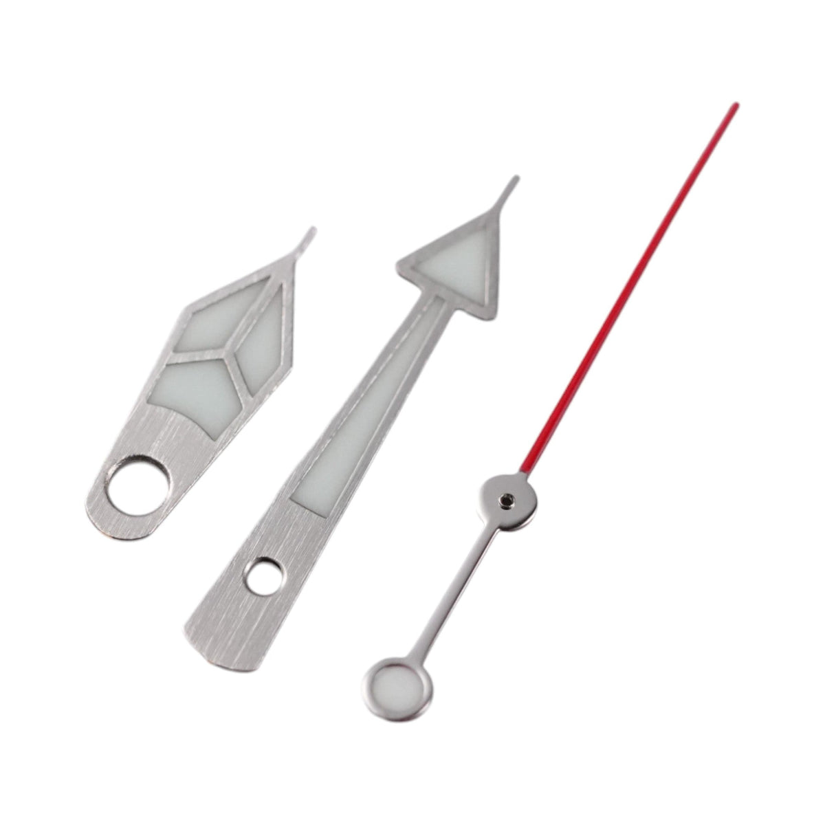 GS Diver: Brushed Silver w/ Red Long Tip