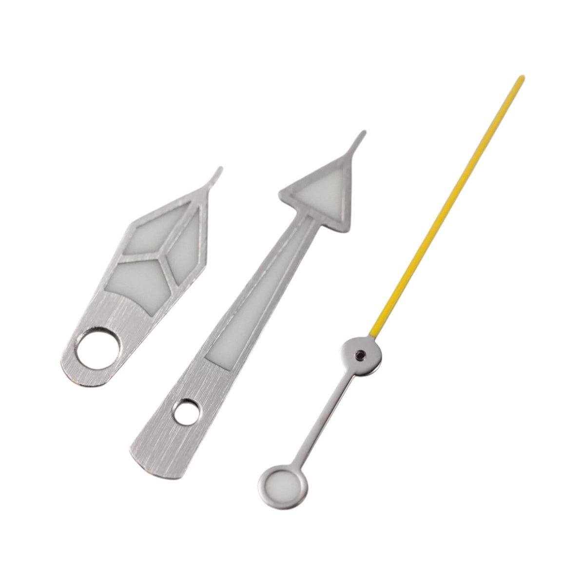 GS Diver: Brushed Silver w/ Yellow Long Tip