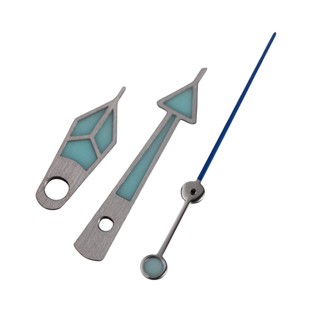 GS Diver: Brushed Silver w/ Blue Long Tip