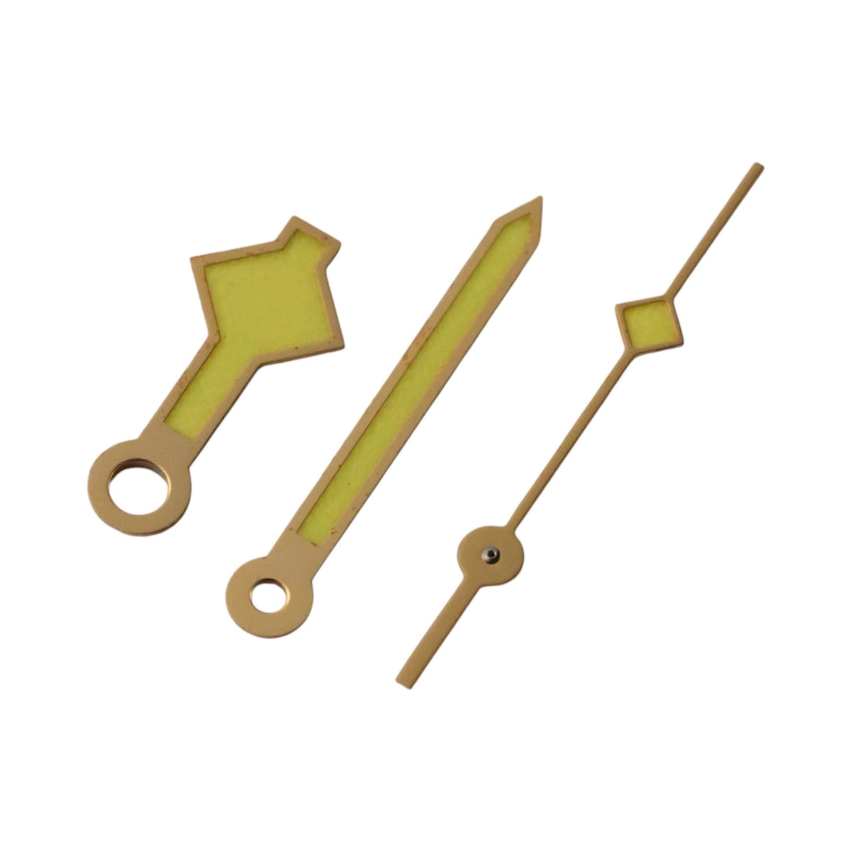 Snowflake: Polished Gold Hands in Patina
