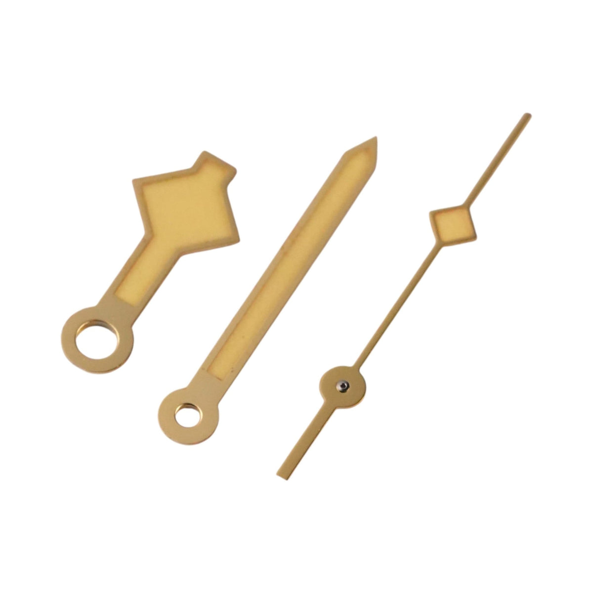 Snowflake: Polished Gold Hands in Patina