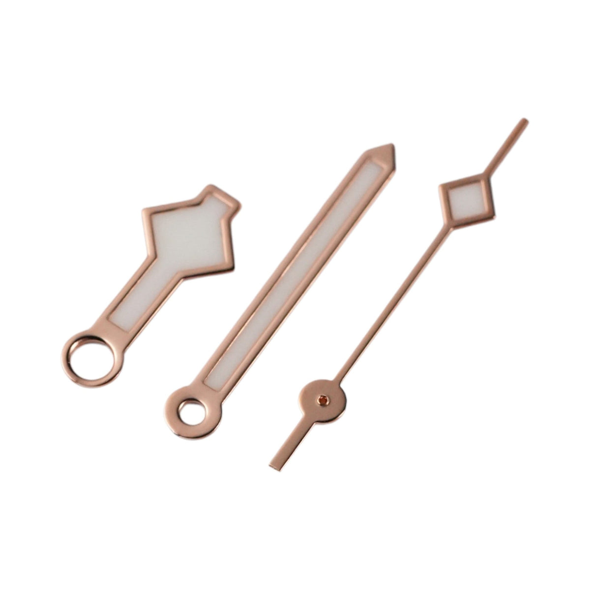 Snowflake: Polished Rose Gold Hands