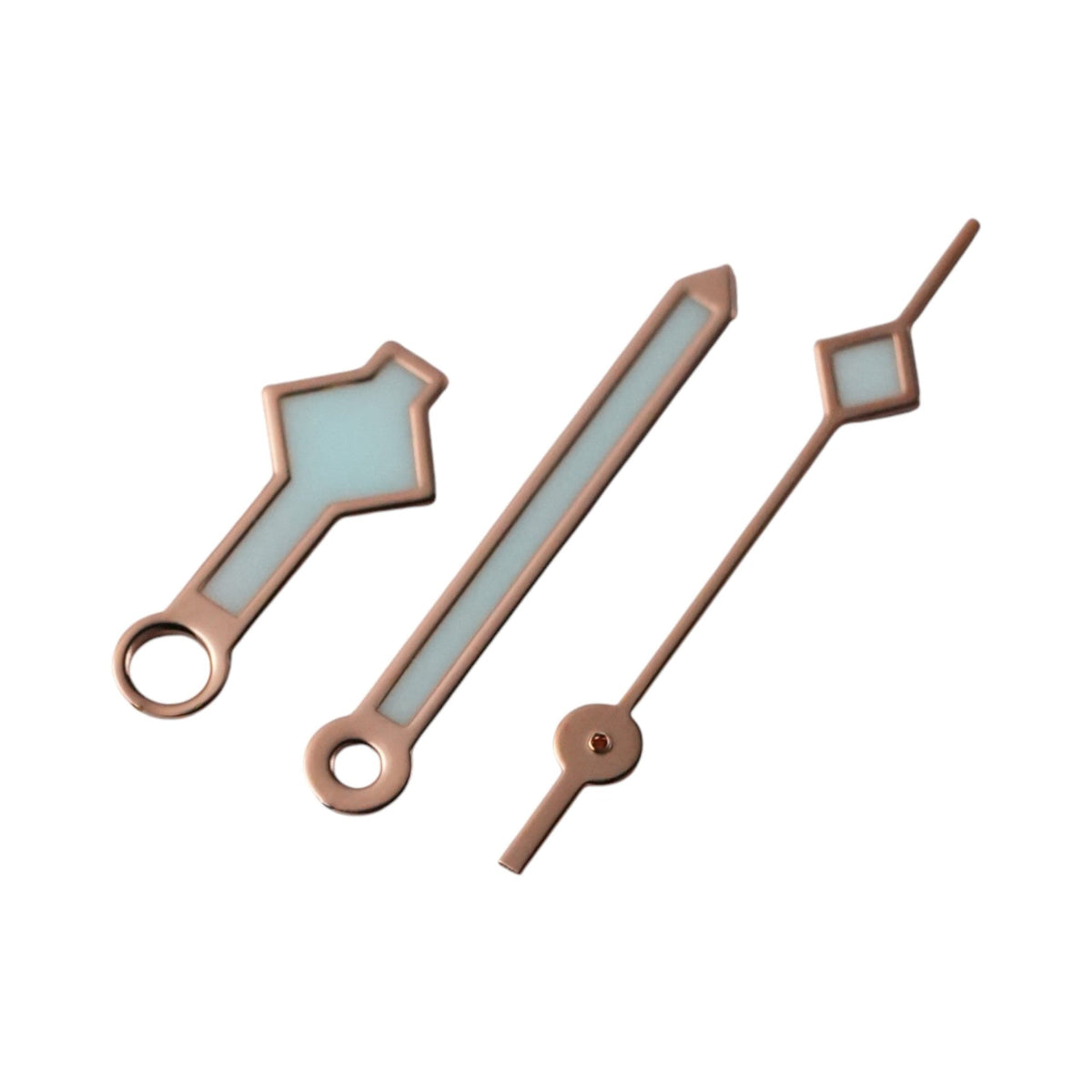 Snowflake: Polished Rose Gold Hands