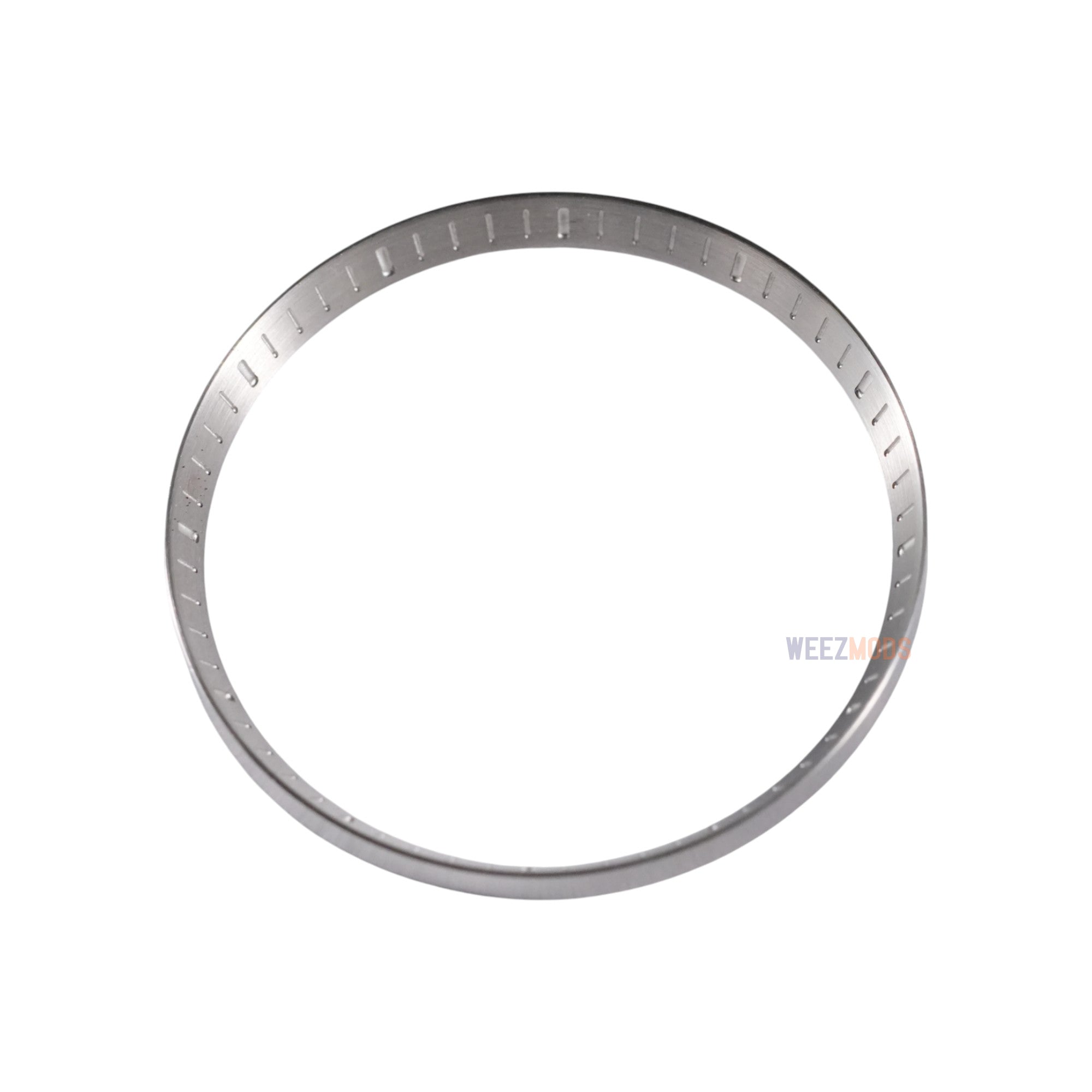 SKX007/SRPD Chapter Ring: Brushed Silver with Lasered Markers