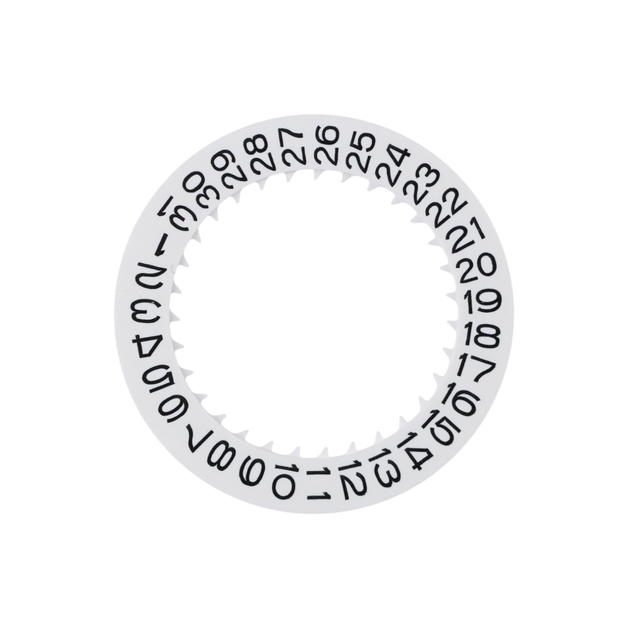 White Date Wheel: 3:00 & 3:80