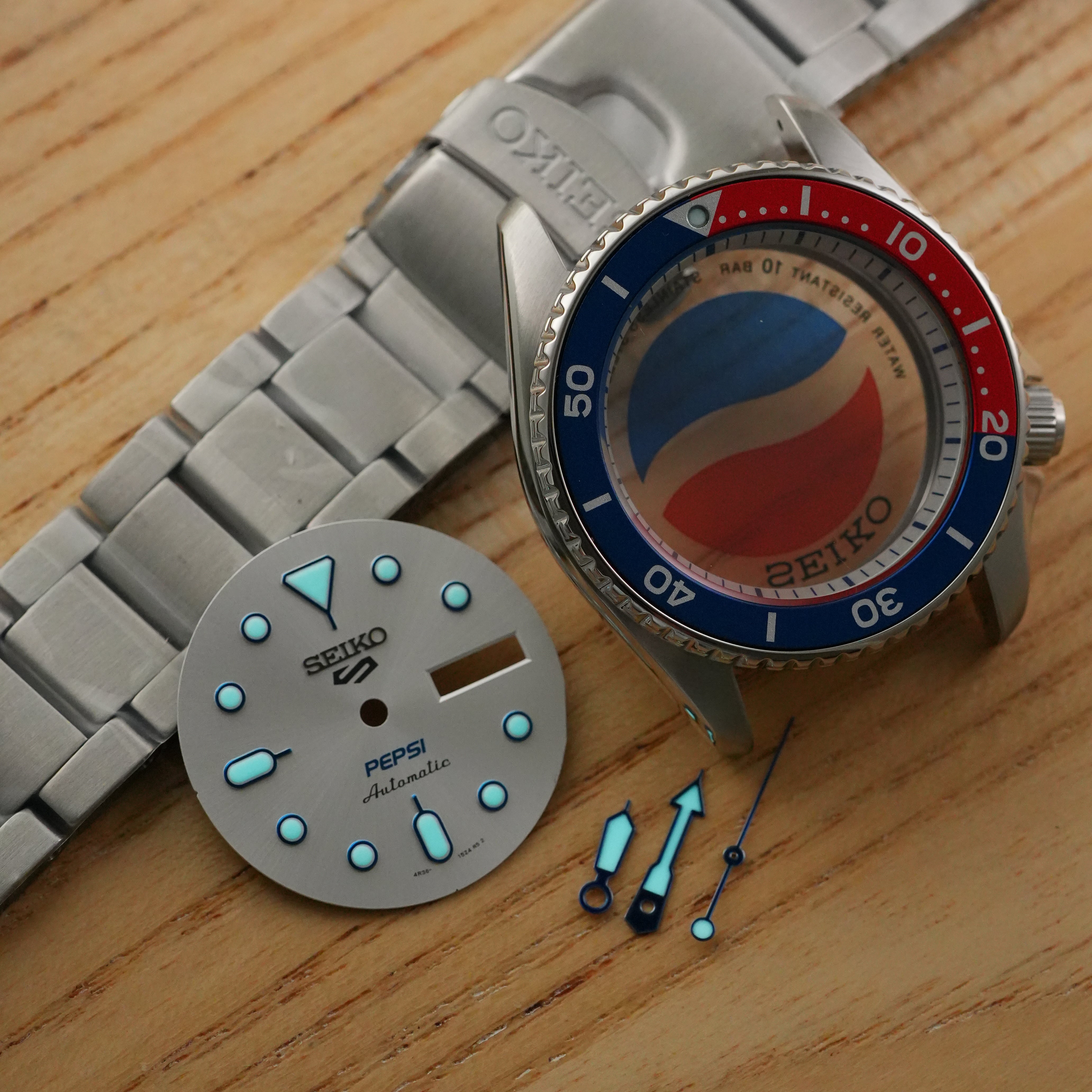 Seiko SRPL99 "5KX" PEPSI OEM Dial