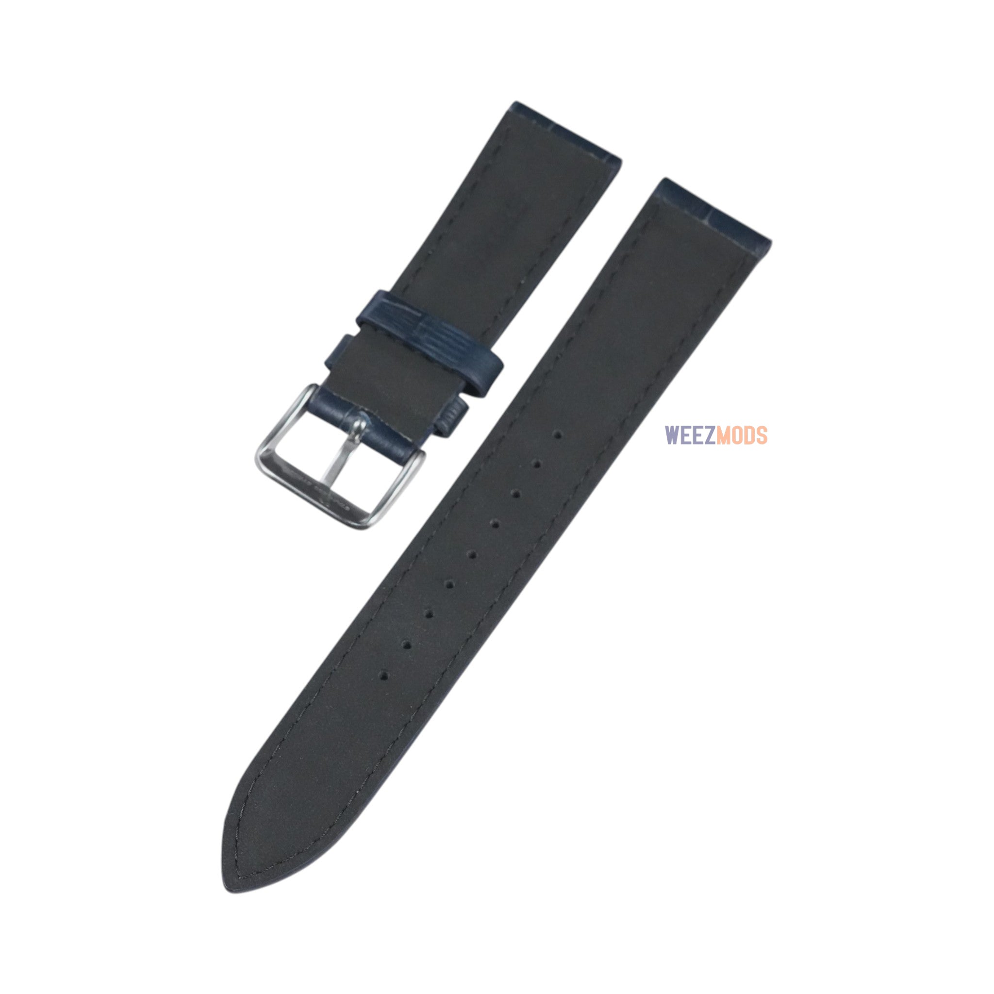 Seiko Presage: 'Cocktail' Blue Alligator Leather Strap