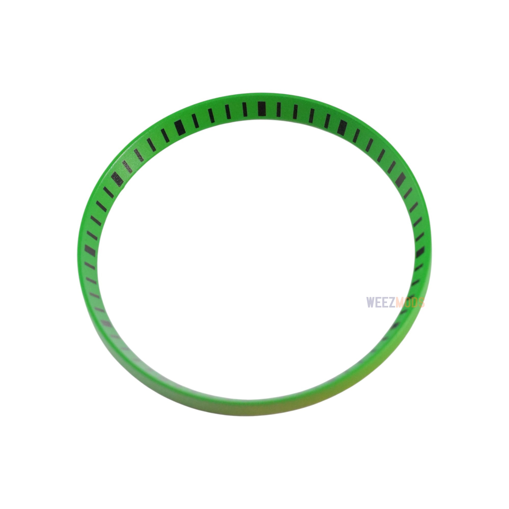 SKX007/SRPD Chapter Ring: Bright Green with Black Markers