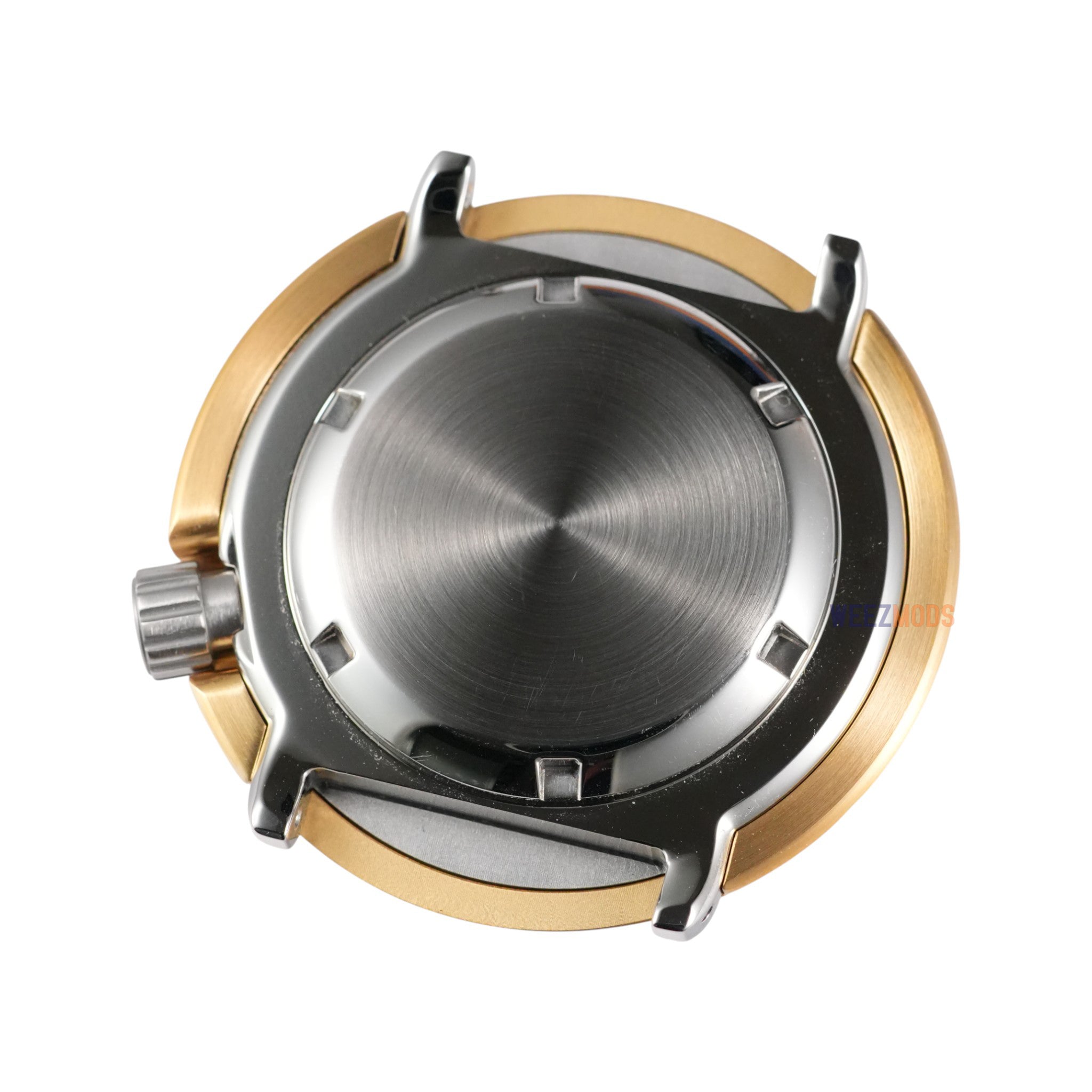 SKX007 Tuna: Brushed Silver with Gold Shroud