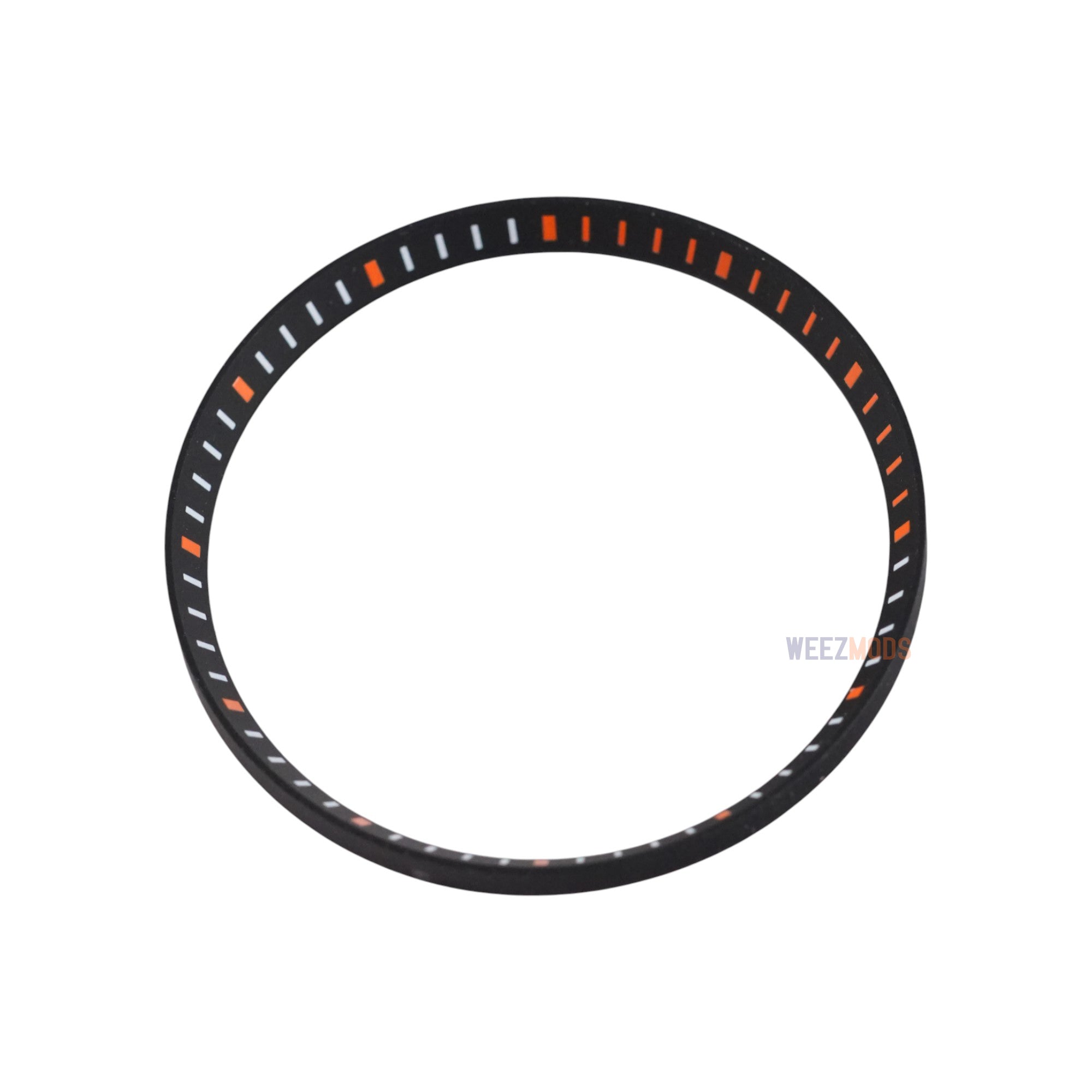 SKX007/SRPD Chapter Ring: Black with Quarter Orange Markers