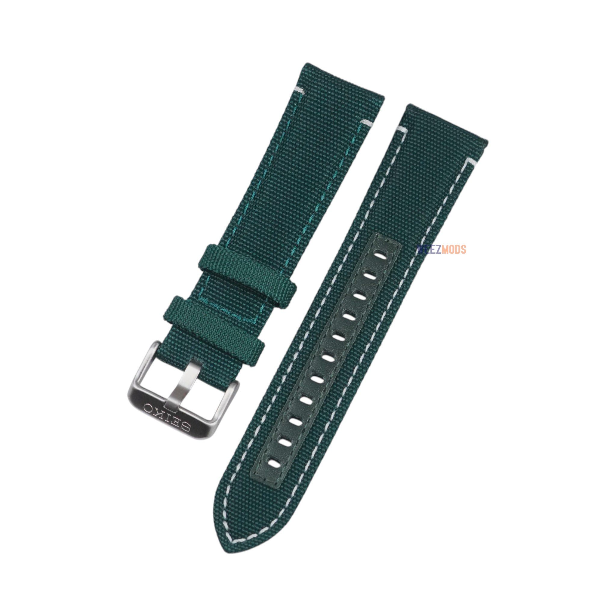 Seiko Sports: '5KX' Green Nylon Strap