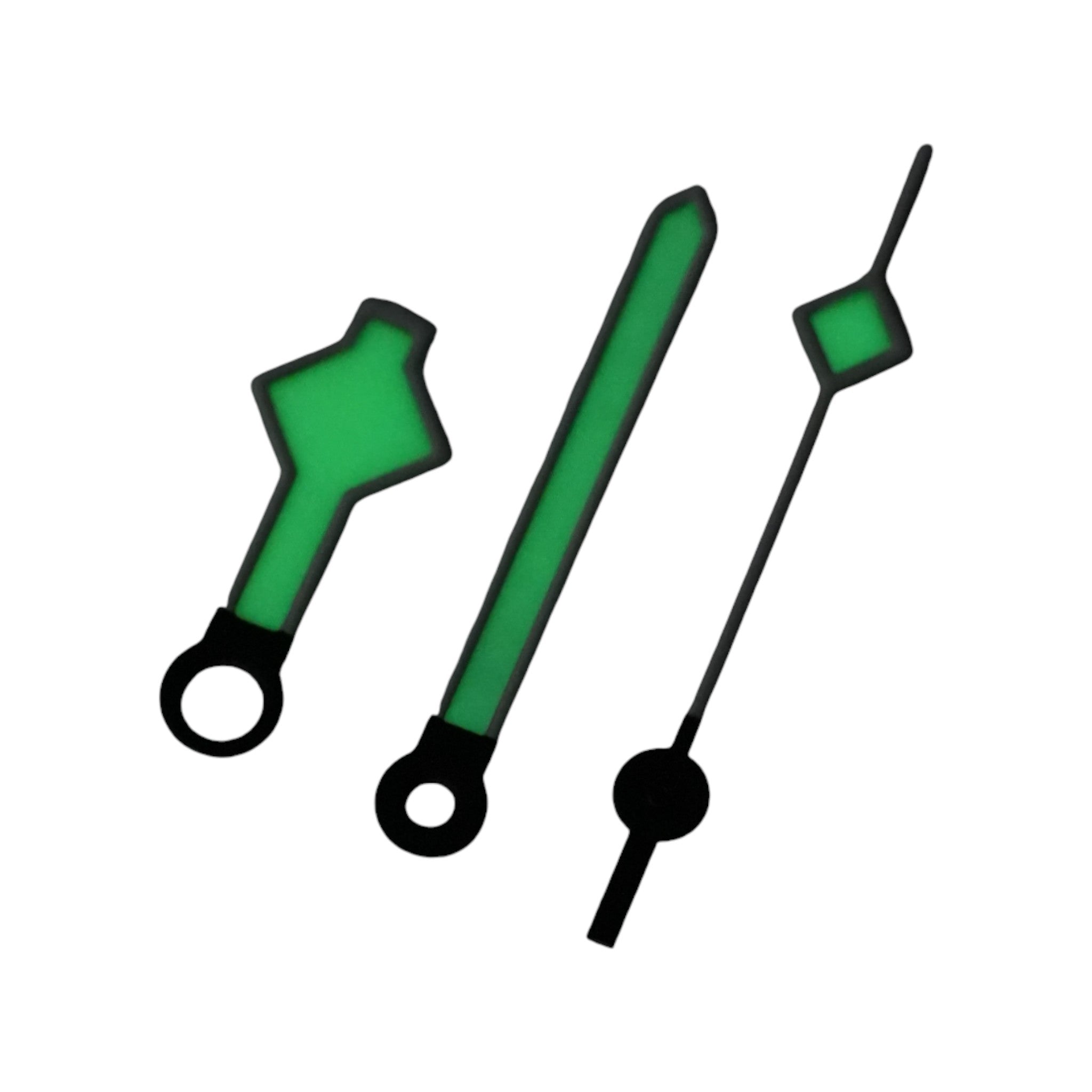 Snowflake: Matte Black Hands