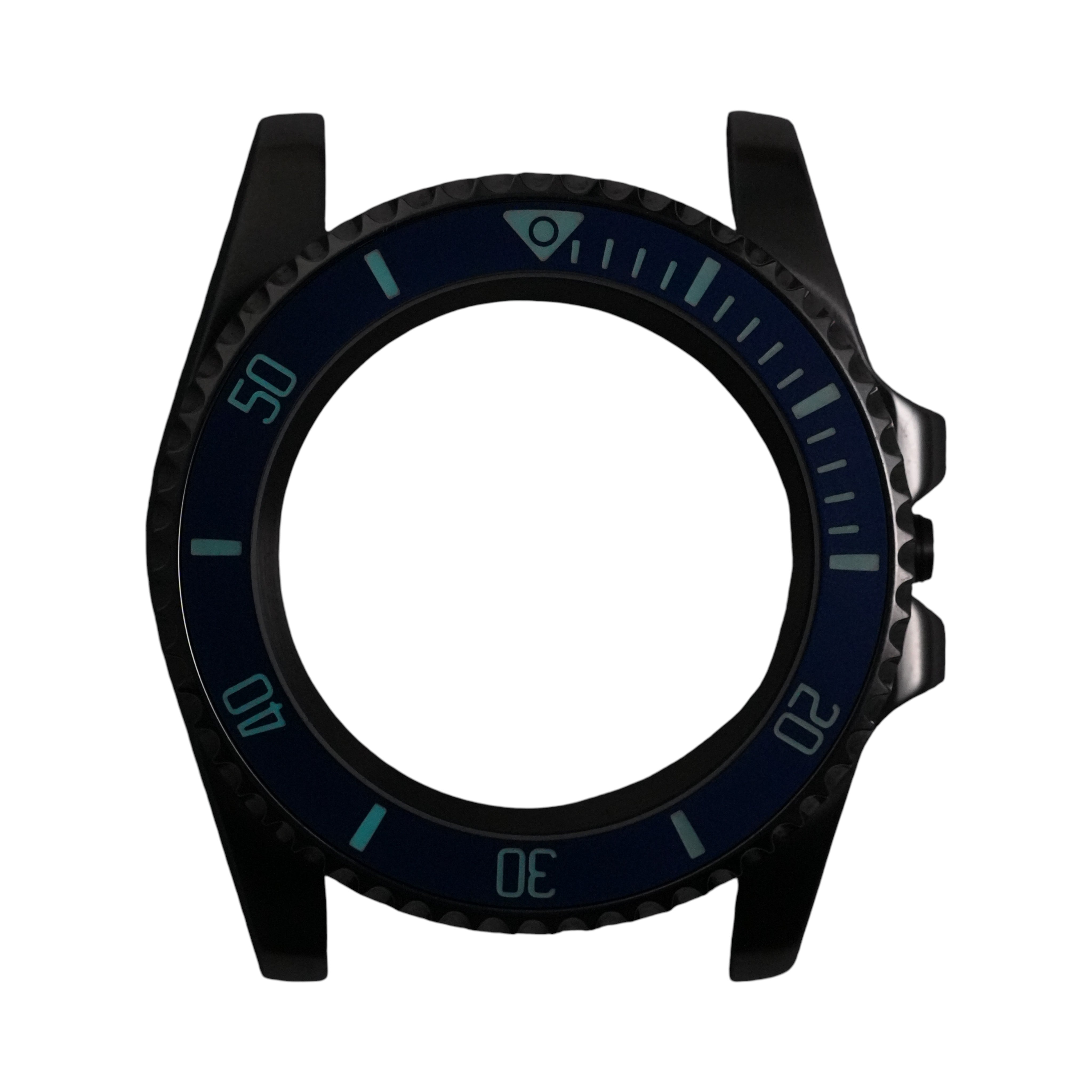 SKX007/SRPD Ranger: Black in White Markers (Blue Luminous)