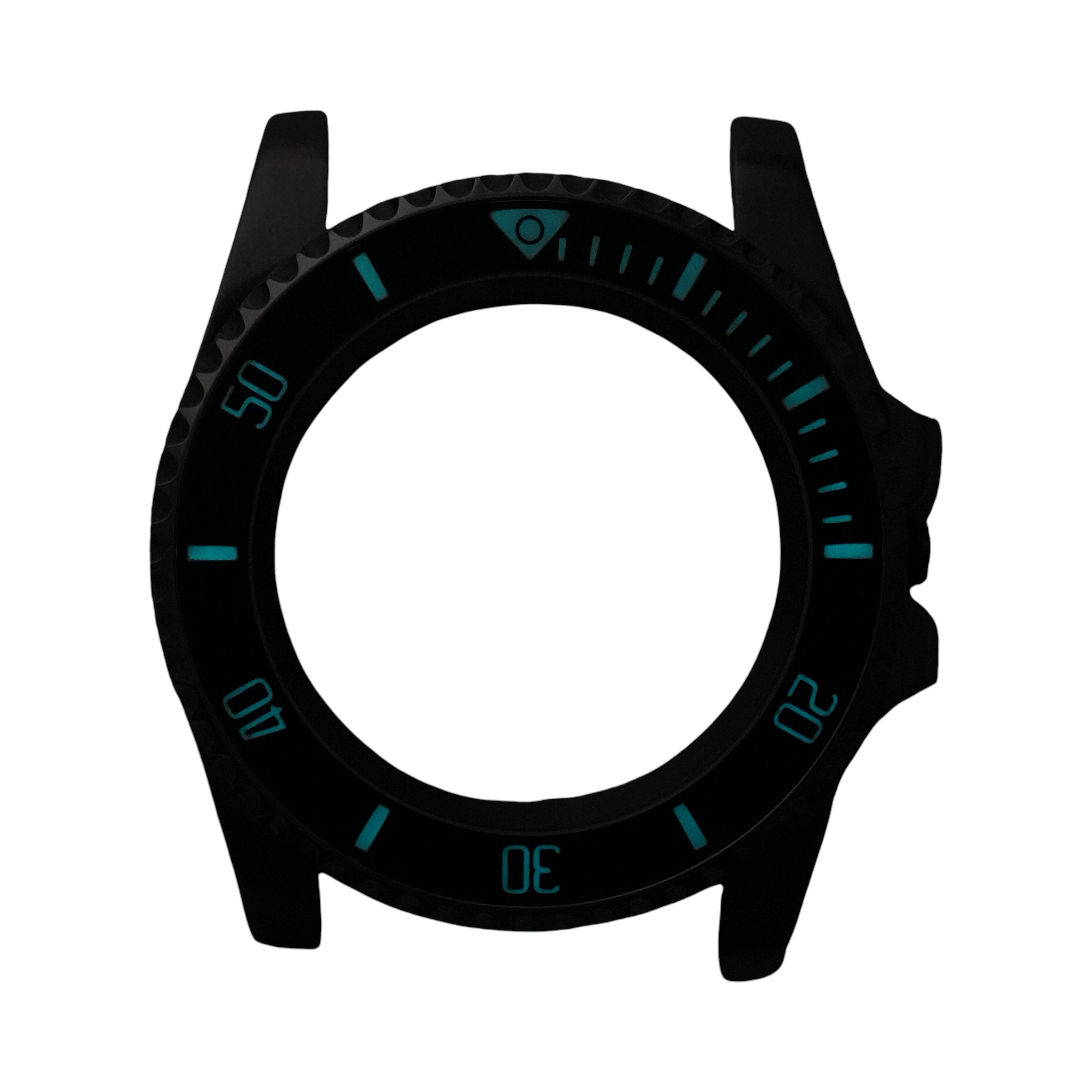 SKX007/SRPD Ranger: Blue in White Markers (Blue Luminous)