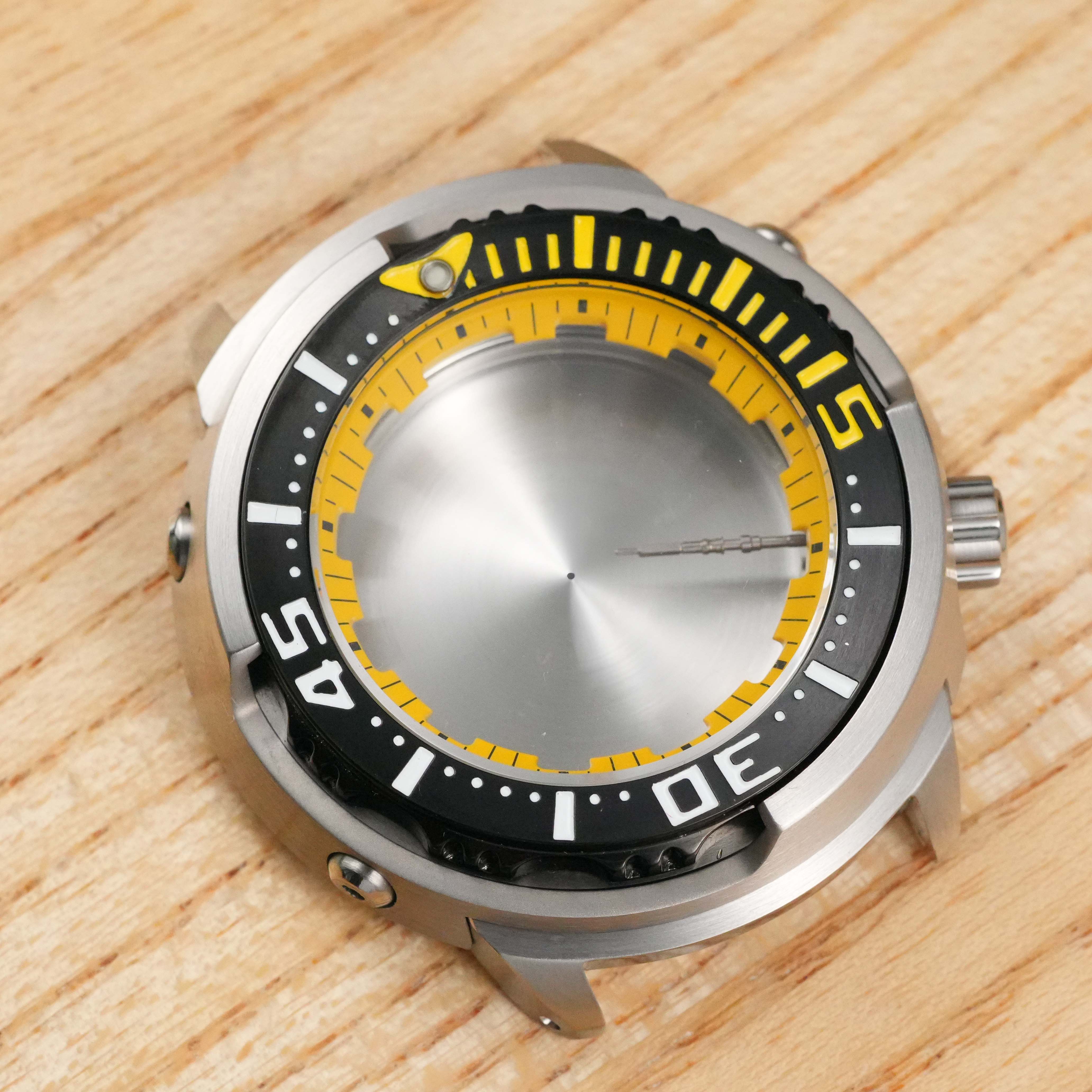 Seiko SRPD15/SRP639: "Prospex" Yellow Butterfly Baby Tuna OEM Case