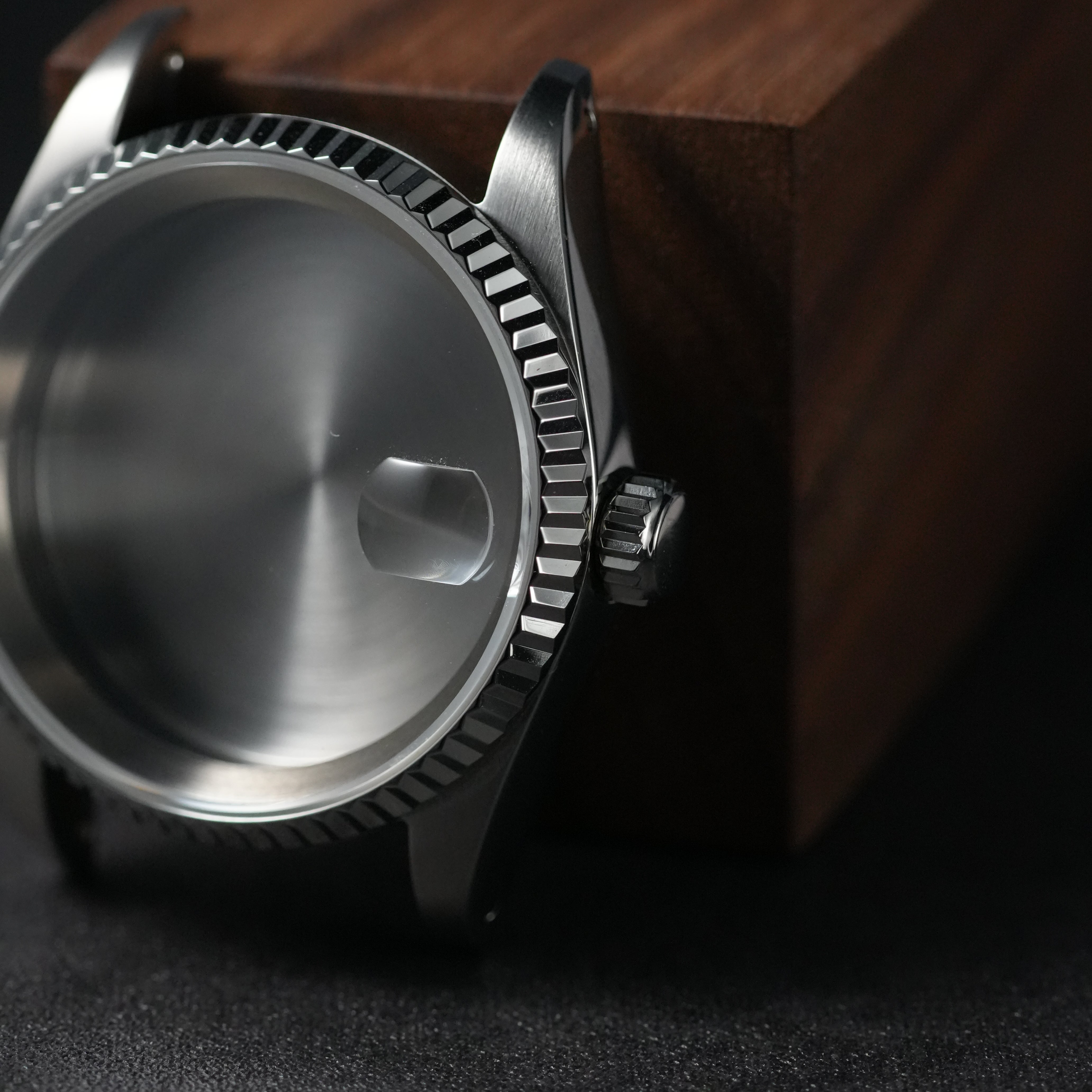 36MM Fluted: Brushed Silver with Cyclops Case