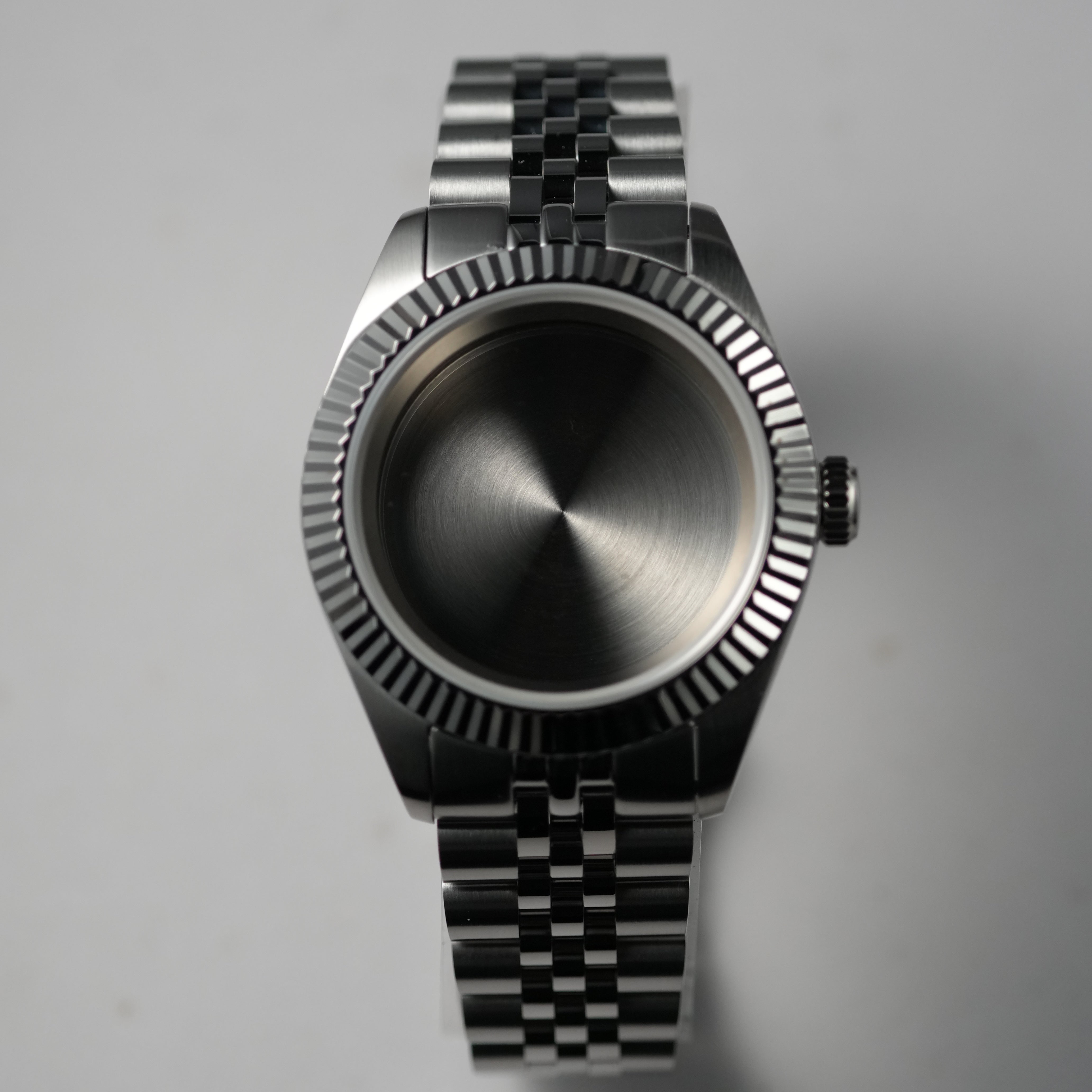 40MM Fluted: Brushed Silver Case with Jubilee Bracelet