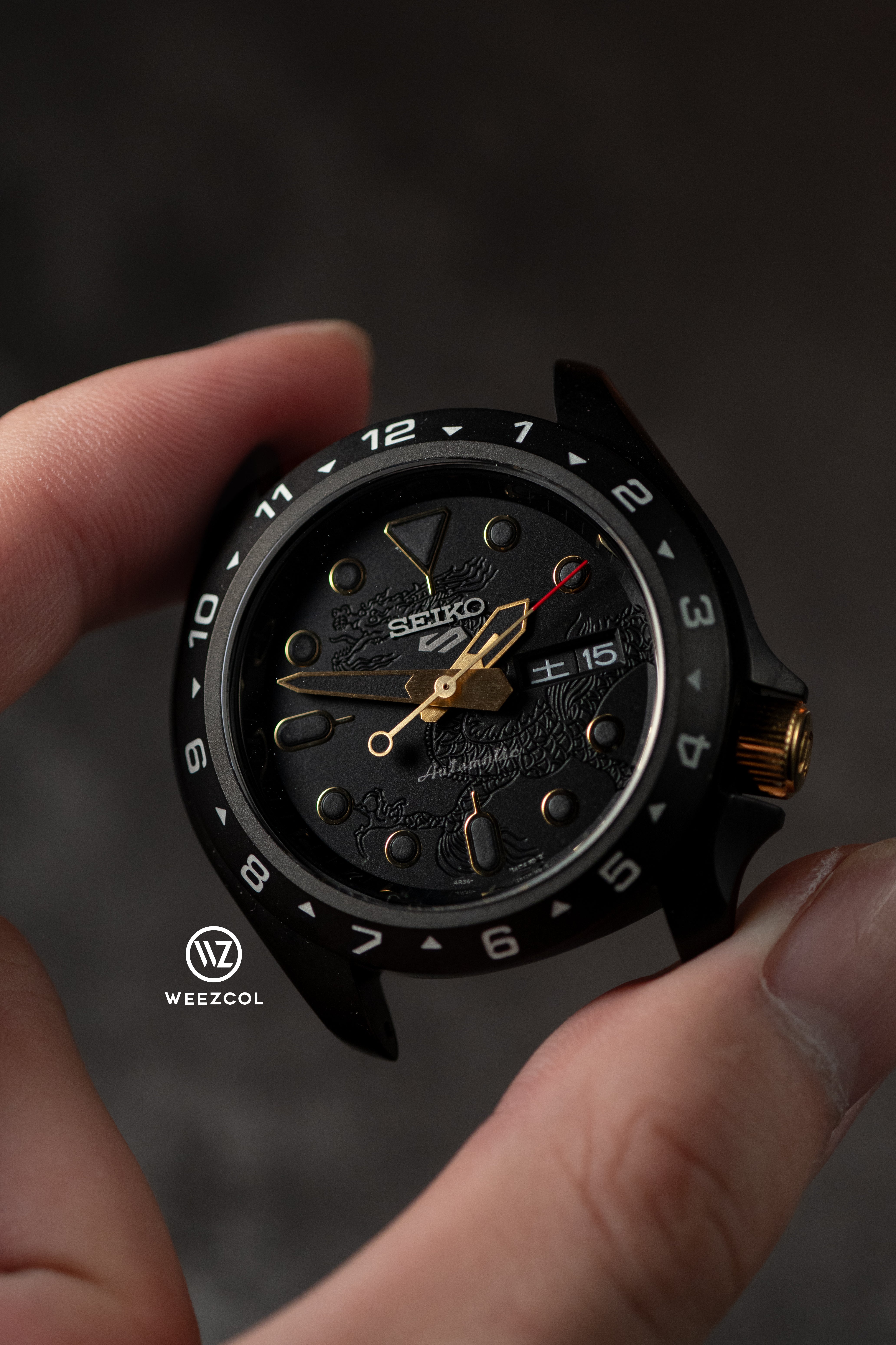 SKX007 SRPK39: Bruce Lee in Matte Black