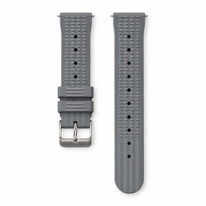 Gray Waffle: FKM Rubber Strap — studio listing photo