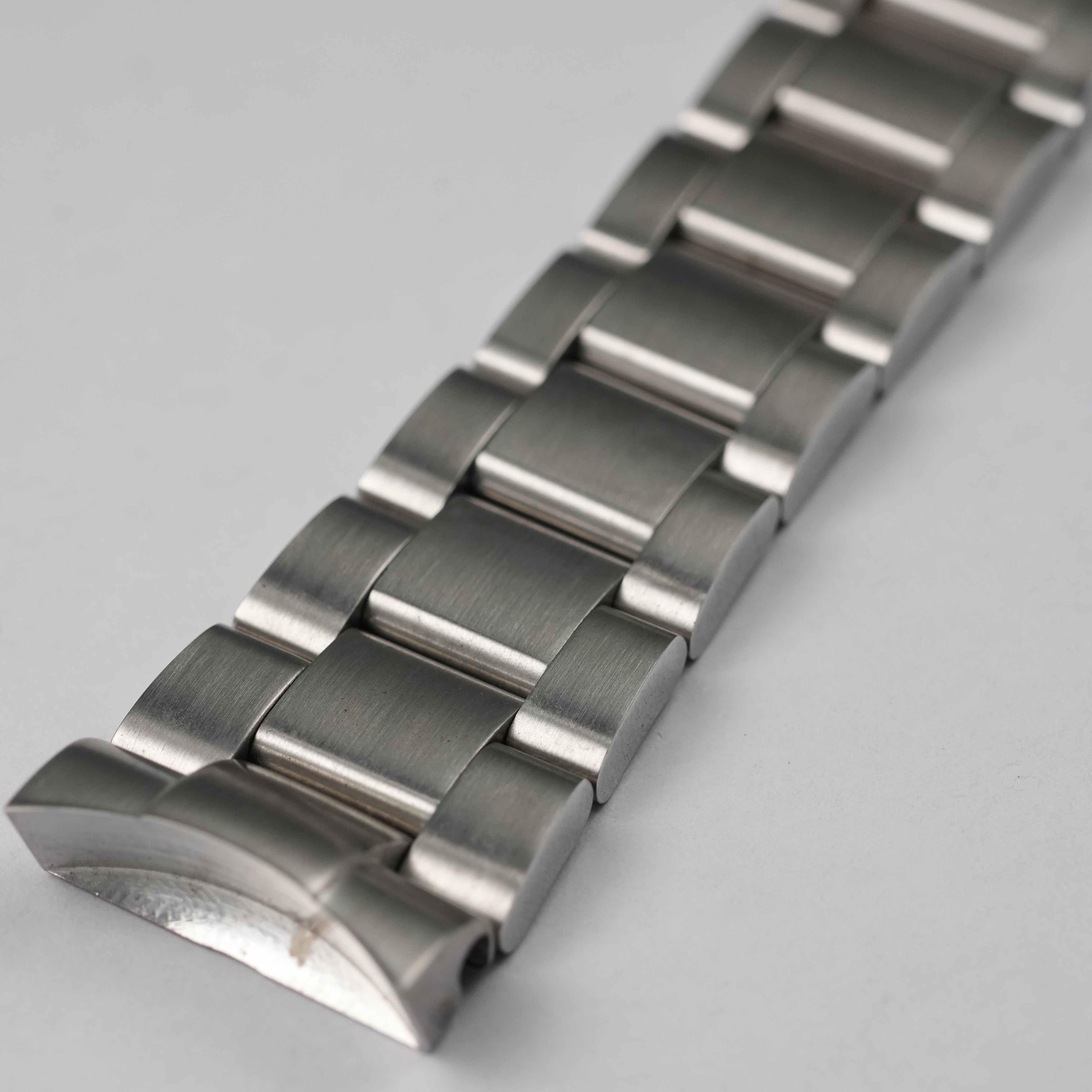 SKX007/SRPD Oyster: Brushed Silver Curved-Solid End Links