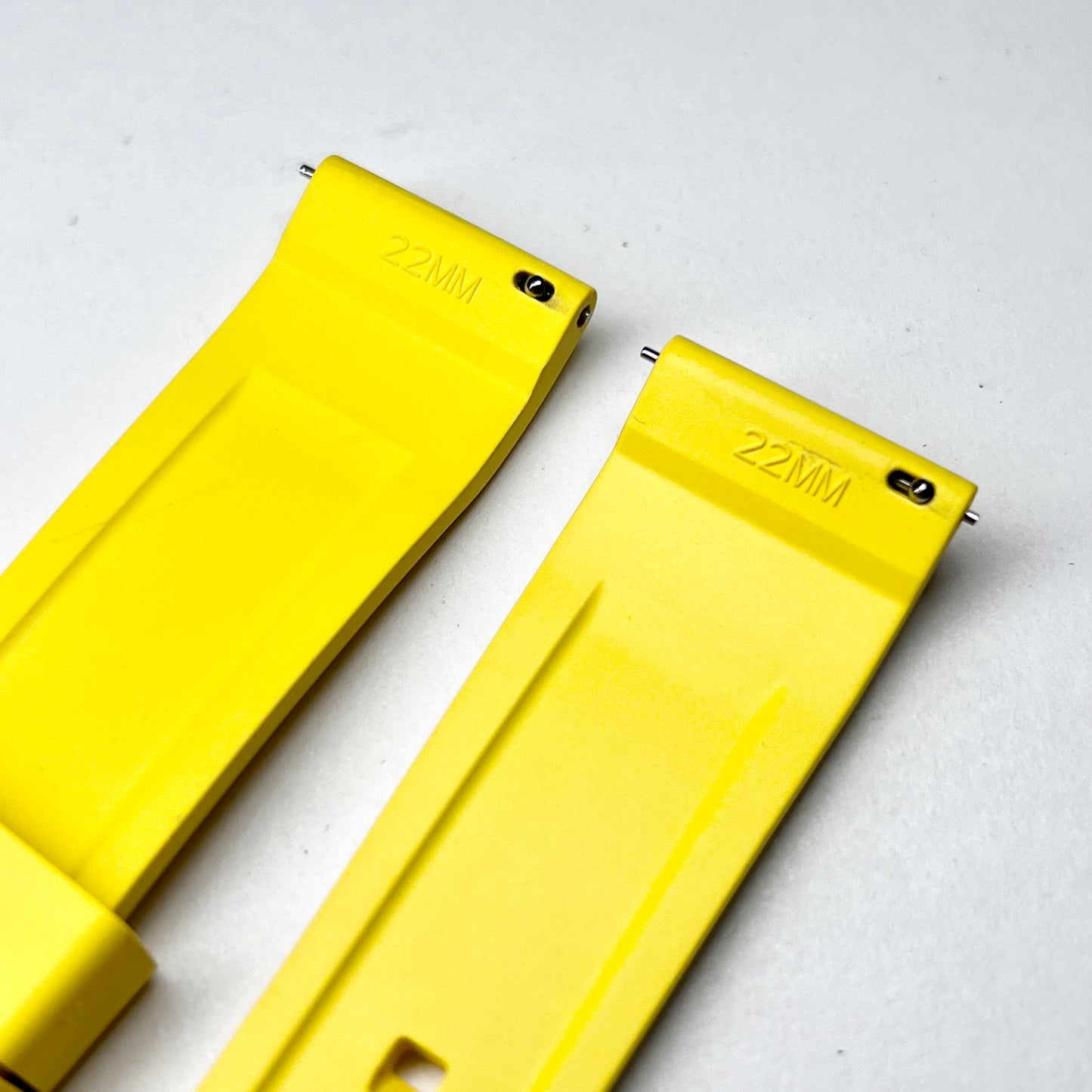 Crisscut: Yellow Rubber Strap