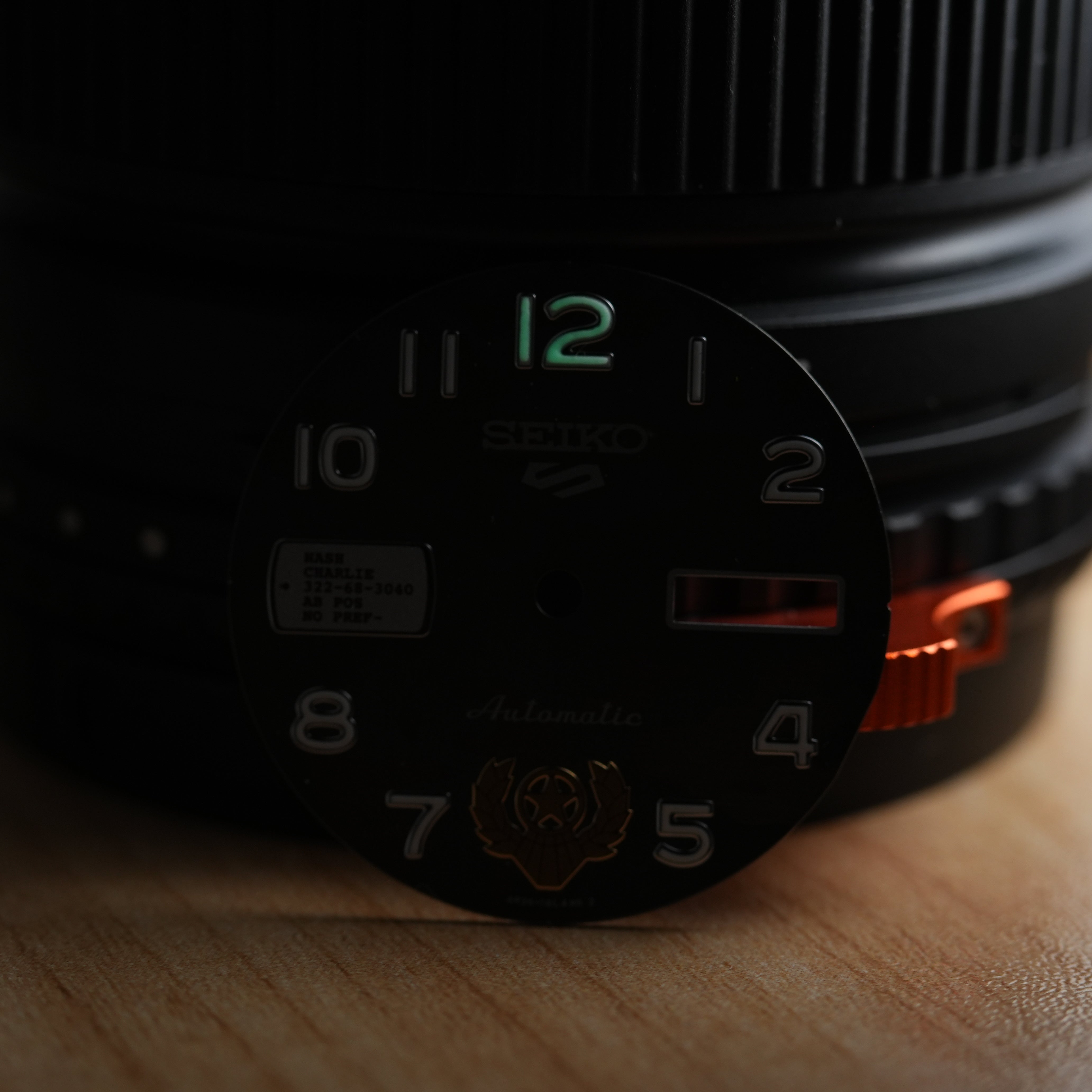 Seiko SRPF21 “5KX" Guile Street Fighter OEM Dial