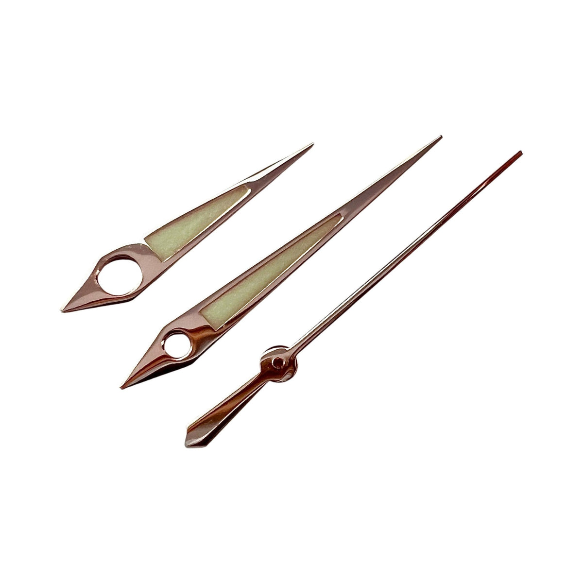 Dauphine: Polished Rose Gold Hands