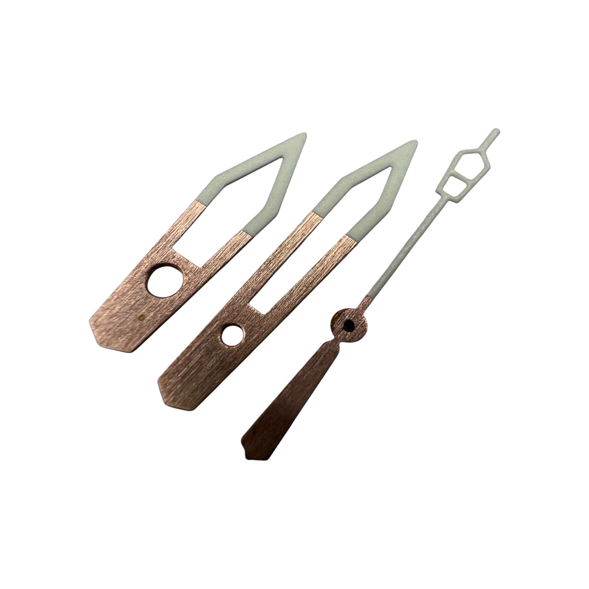 Dagger: Brushed Rose Gold Skeleton Hands