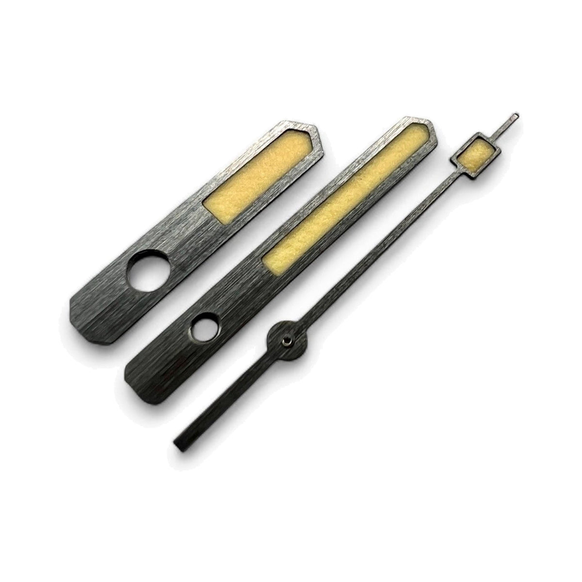 SPB: Brushed Gunmetal Hands in Patina