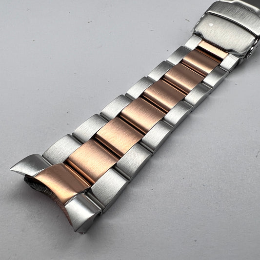SKX007 Oyster: Silver & Rose Gold Bracelet