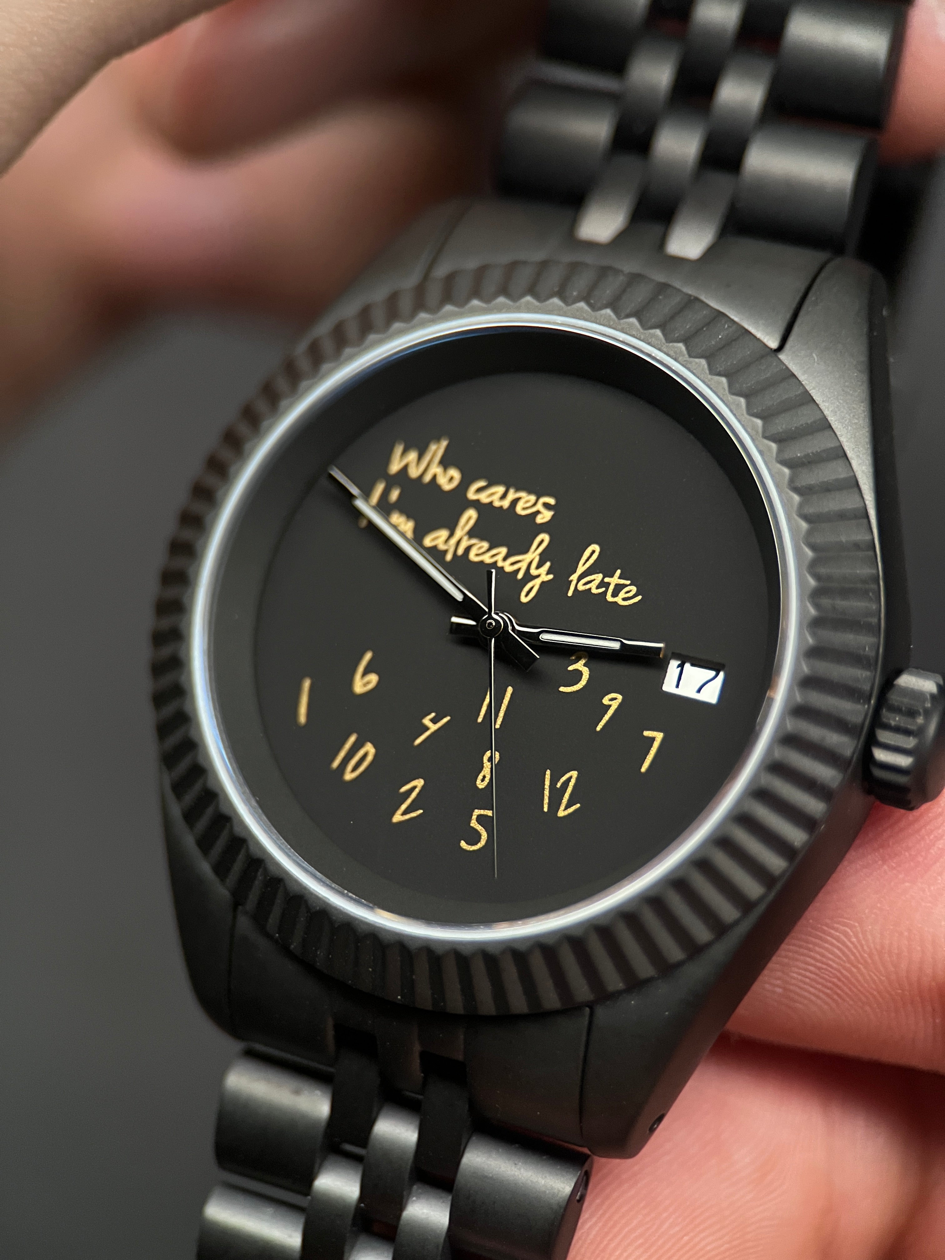 Who Cares: Matte Black