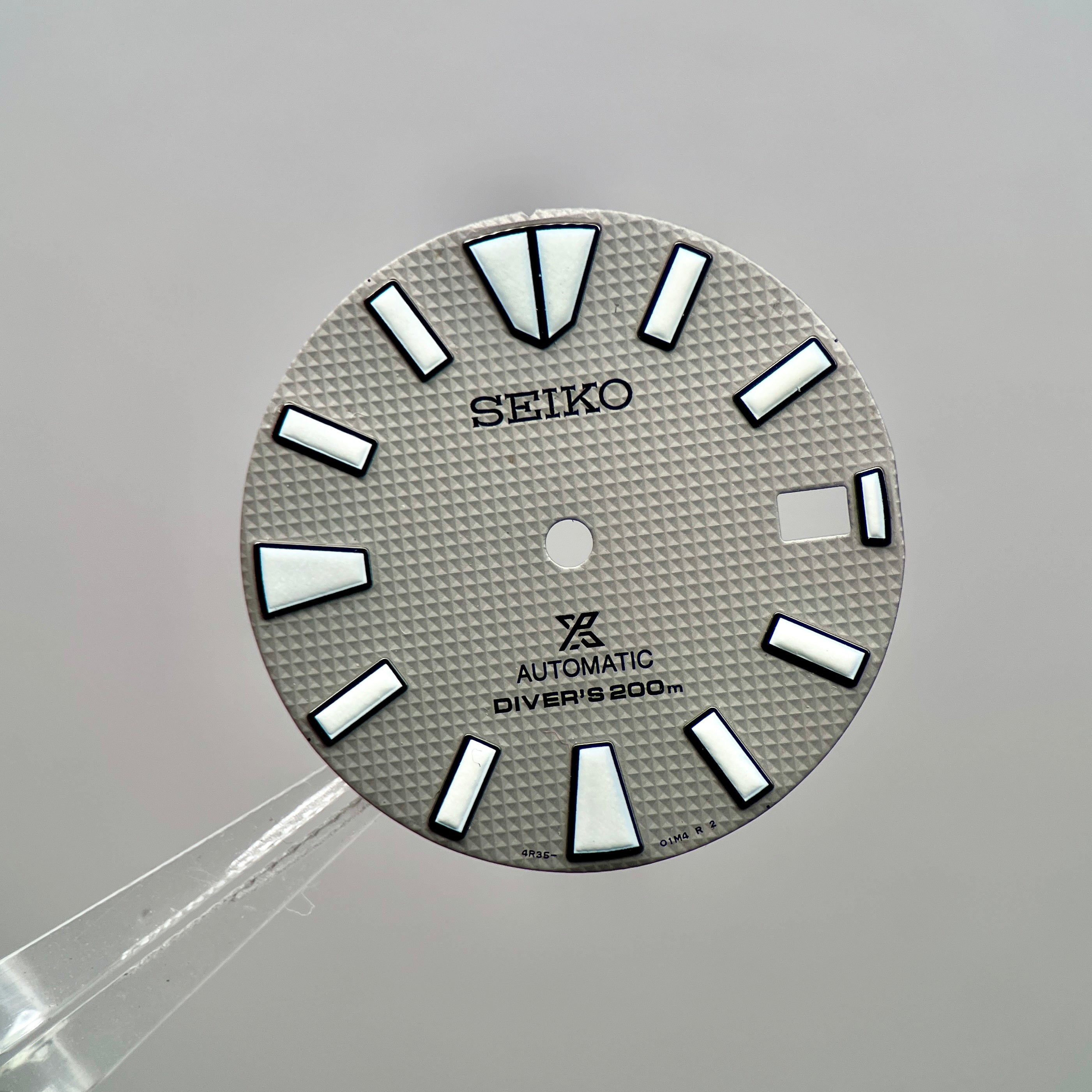 Seiko SRPD03K1 "Dawn Grey Samurai" OEM Dial