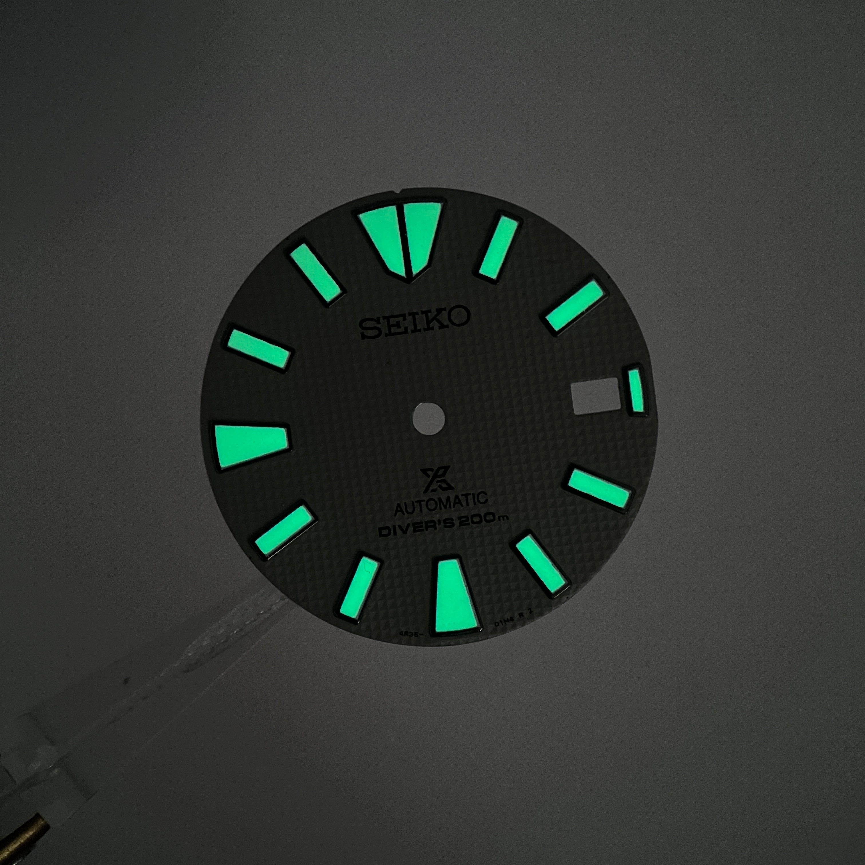 Seiko SRPD03K1 "Dawn Grey Samurai" OEM Dial