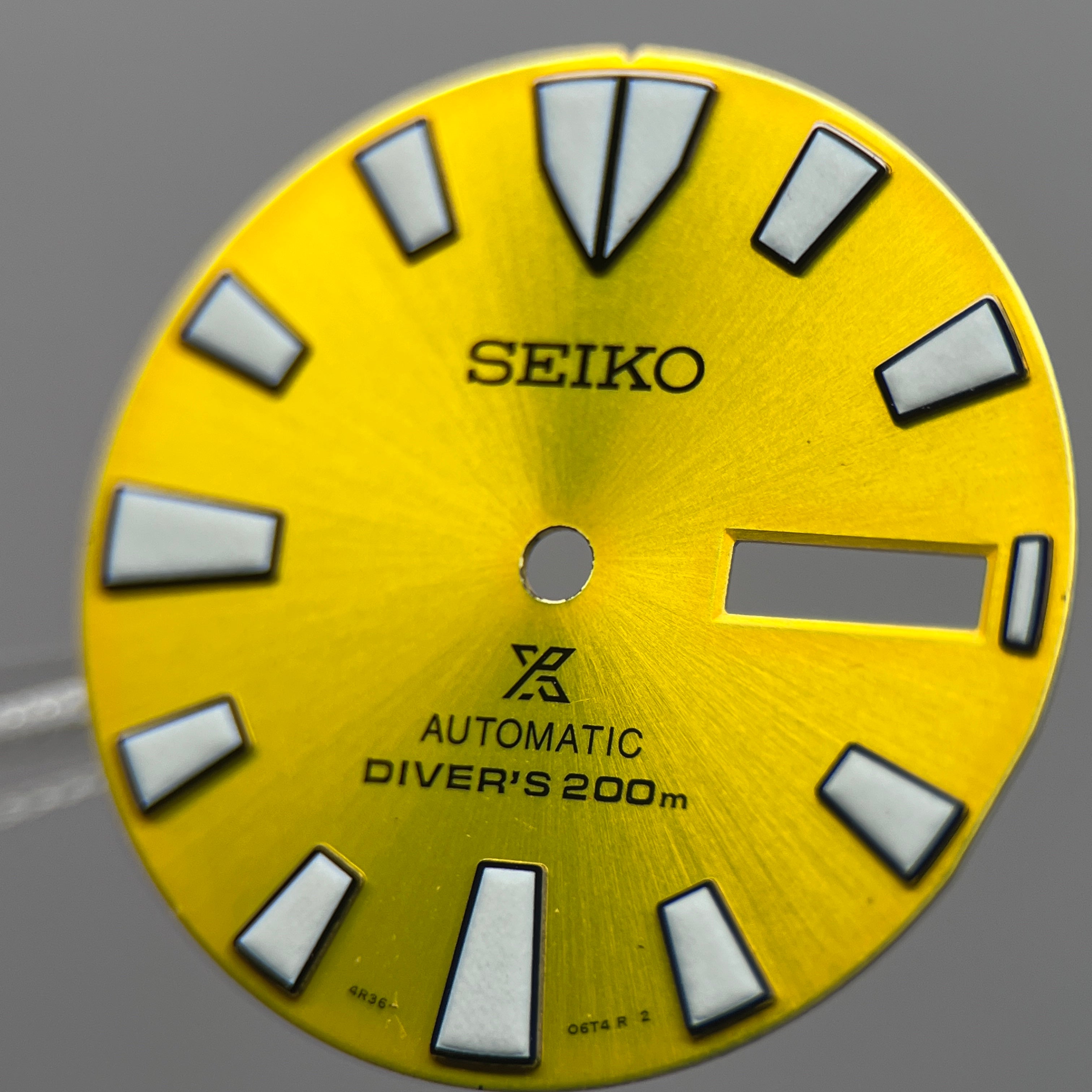 Seiko SRPD15K1 "Yellow Butterflyfish Tuna" OEM Dial