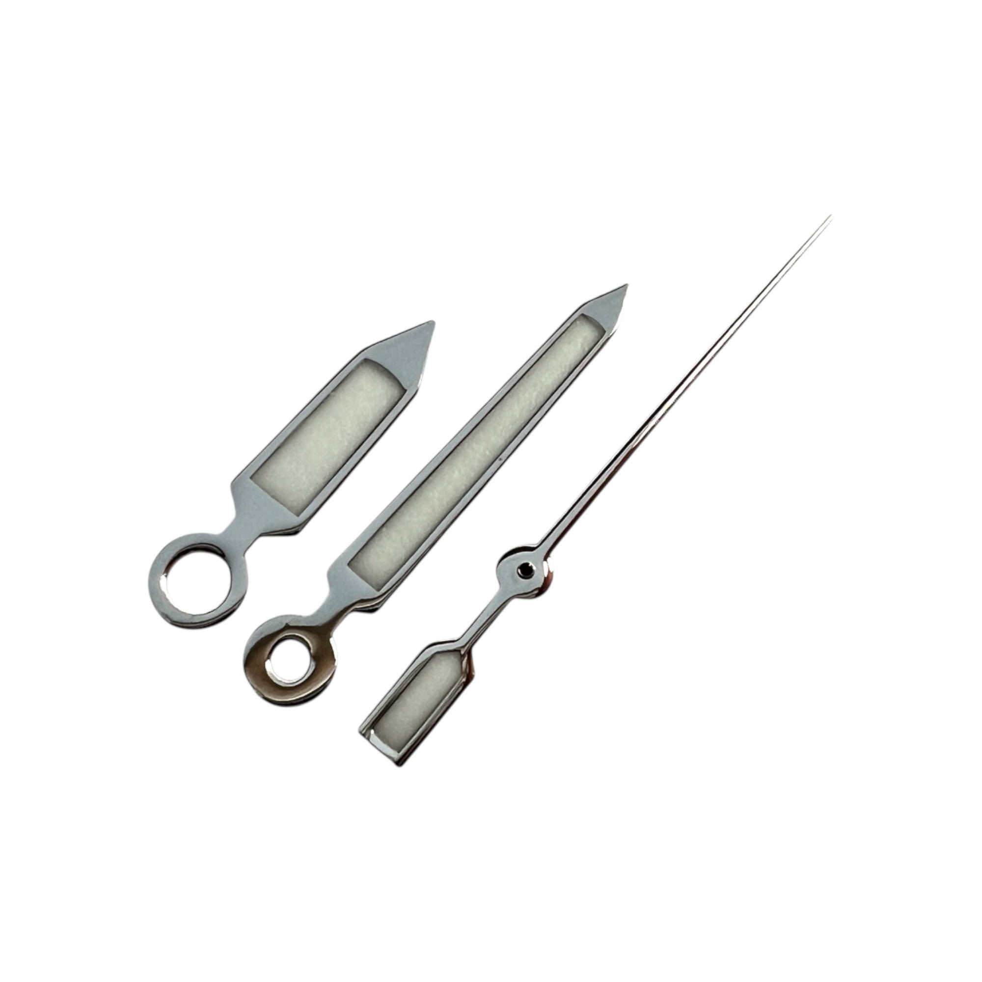 LX GMT: Polished Silver Hands