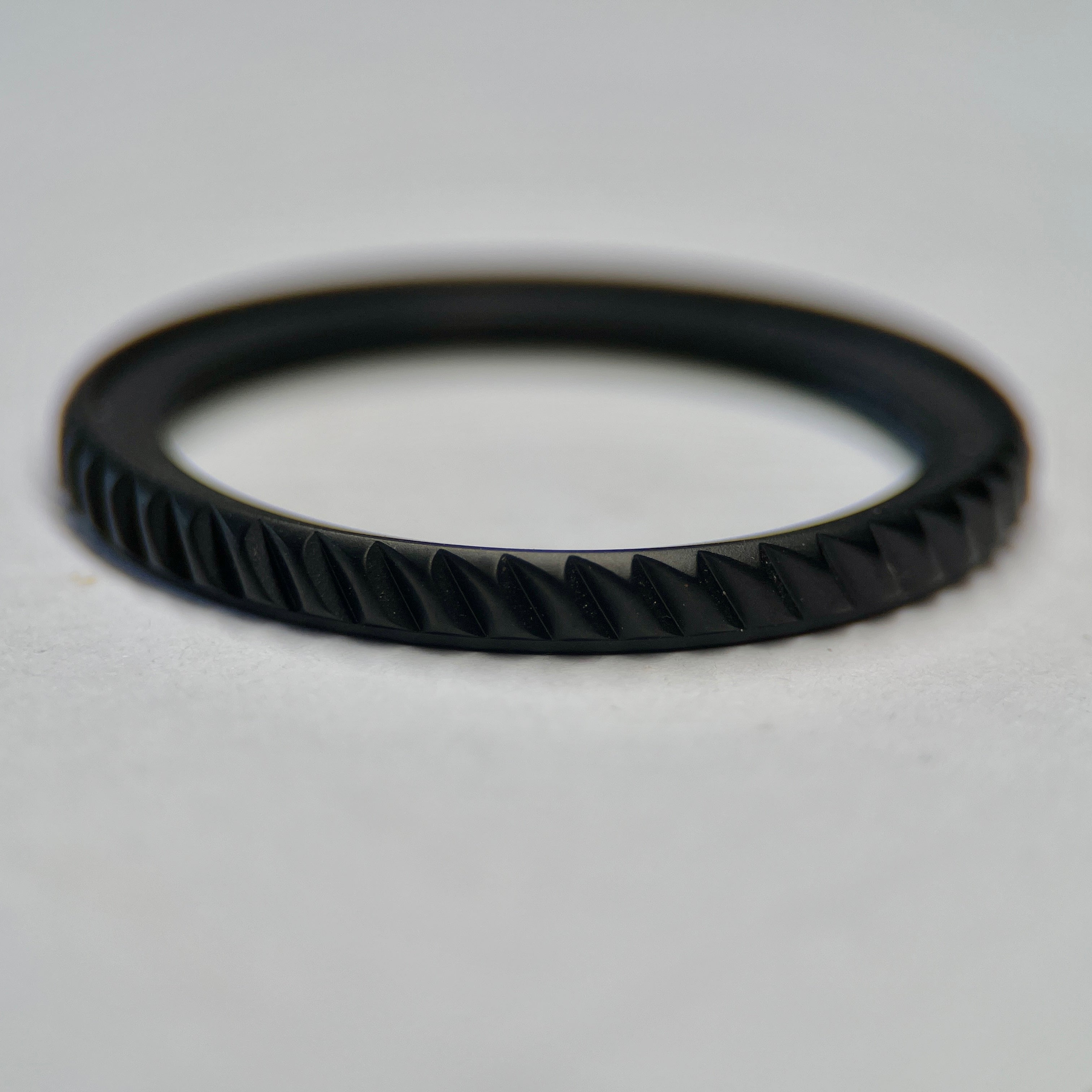 SKX007/SRPD Turbine Bezel: Matte Black