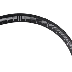 SKX007/SRPD Minutes: Black with White Markers — macro detail, close-up crop of the original product photograph