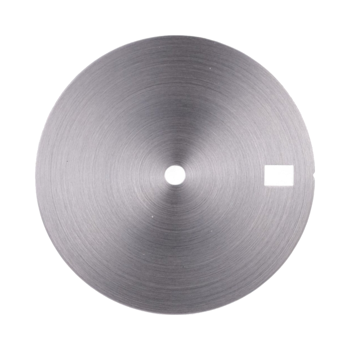 Date: Brushed Silver Radial
