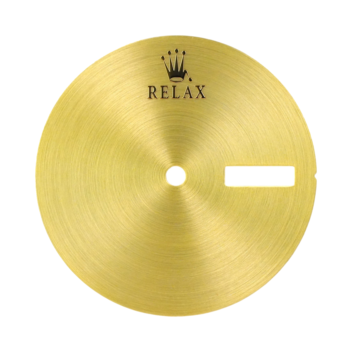 Relax Day-Date: Brushed Gold Radial