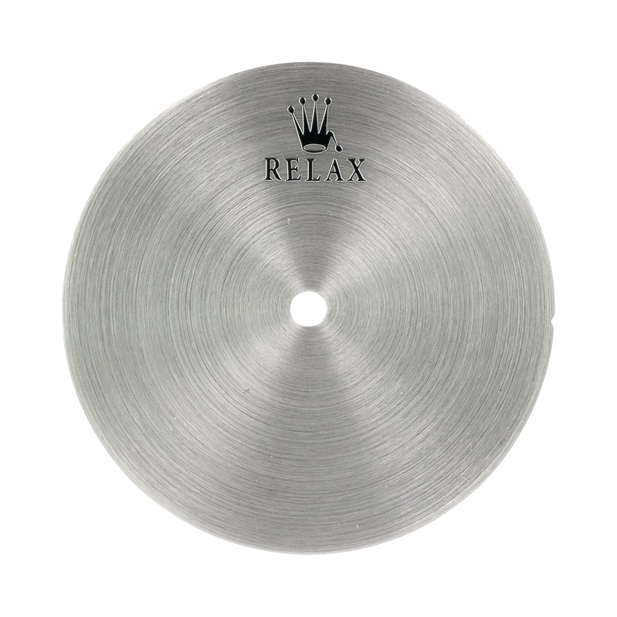Relax No Date: Brushed Silver Radial