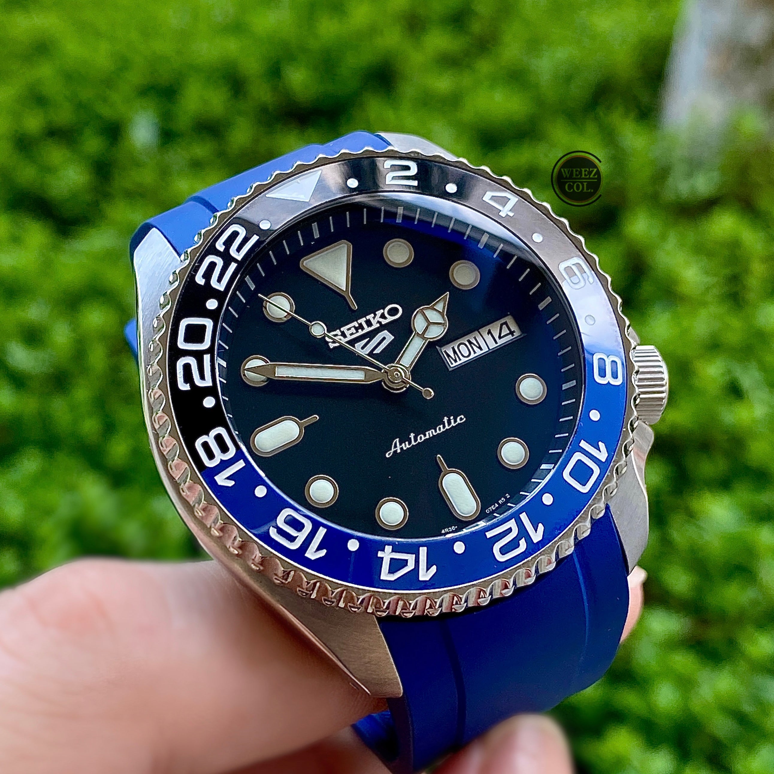 Seiko Skx Seiko Srpd55 Mod Batman: SRPD55 In Silver Brushed – WEEZMODS