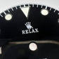 Black "Relax" Enamel Dial - Date