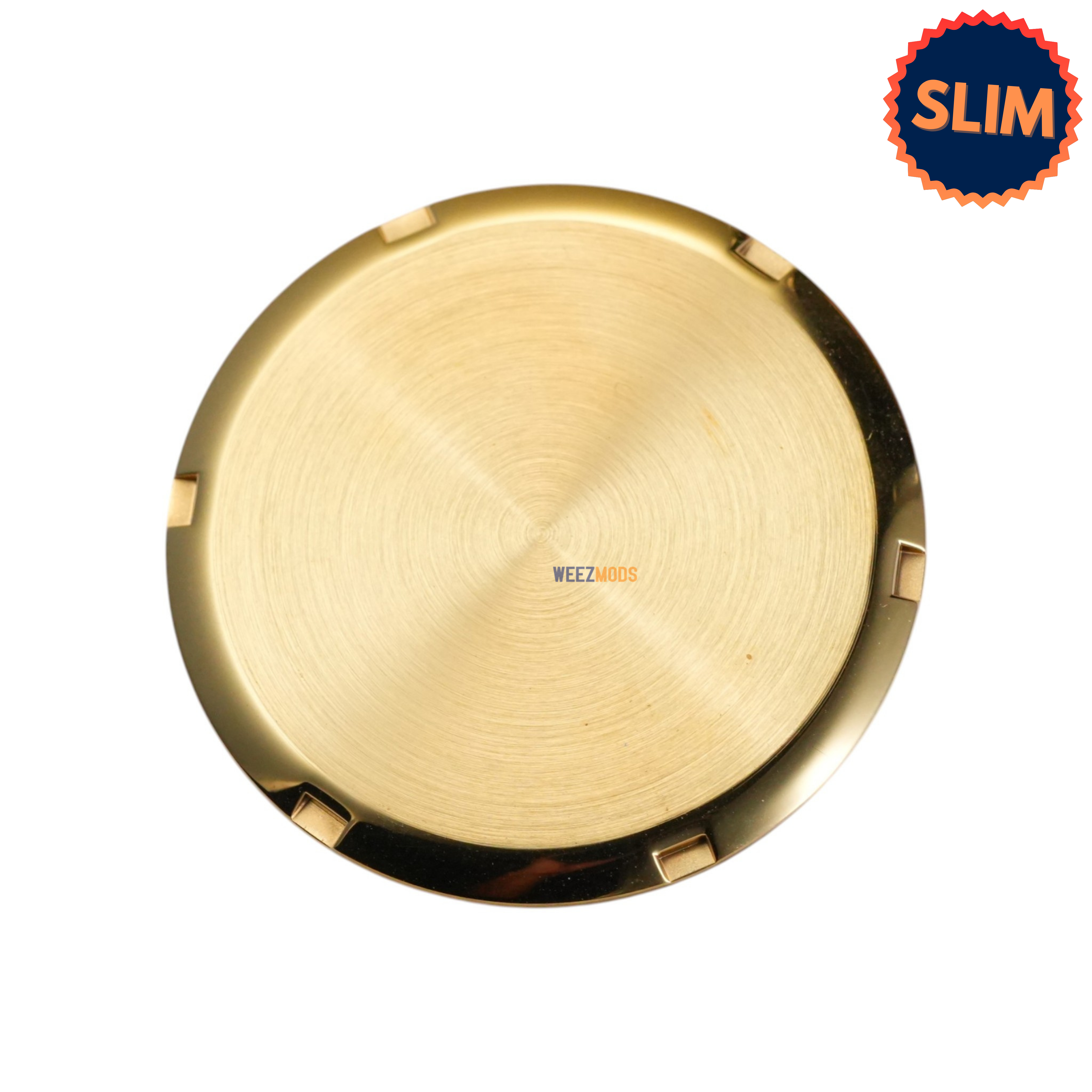 [CB-10] SKX007 Slim: Brushed Gold Closed Caseback