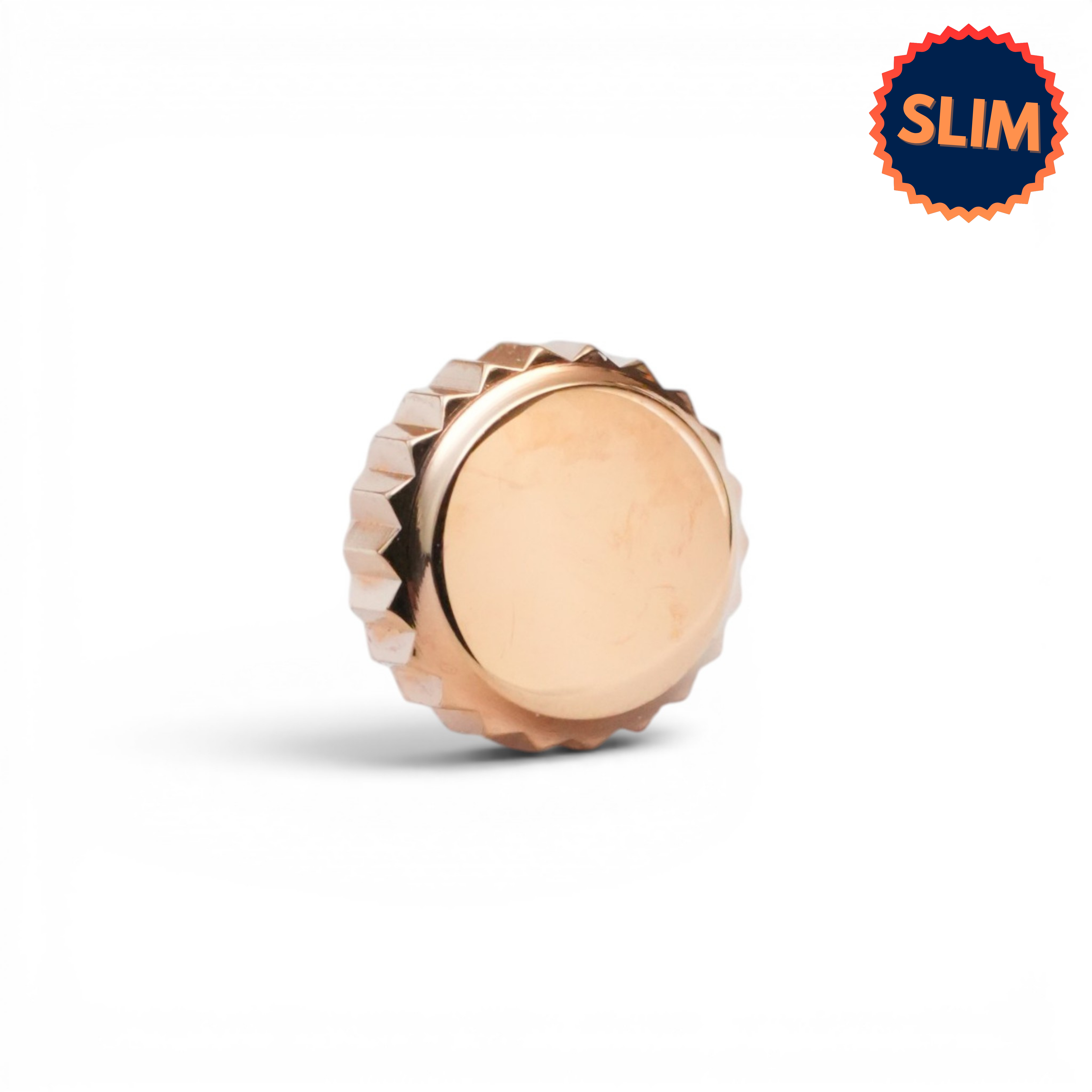 SKX007 Silm Crown: Polished Rose Gold