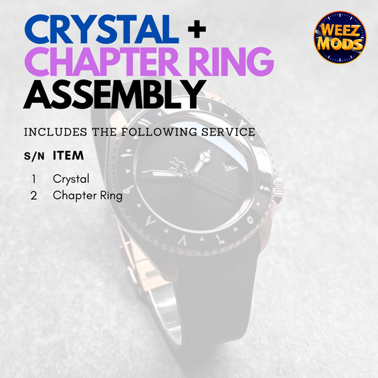 Assembly: Crystal + Chapter Ring