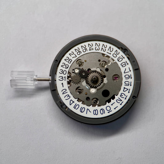 9:00” White: Seiko NH35A Automatic Movement