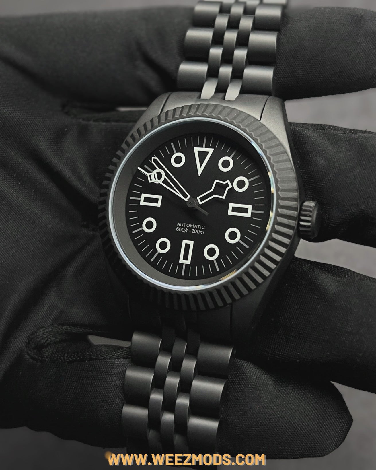 Stealth Luminous: Matte Black in 40MM